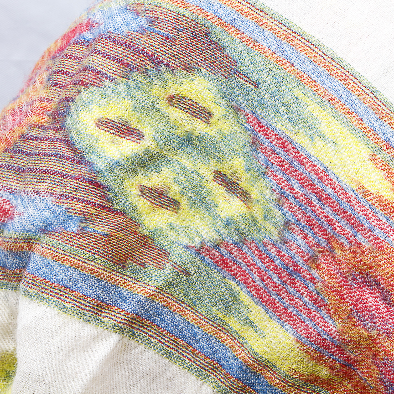 Pair of Scarves and a Pair of Angora Rabbit Hair Gloves