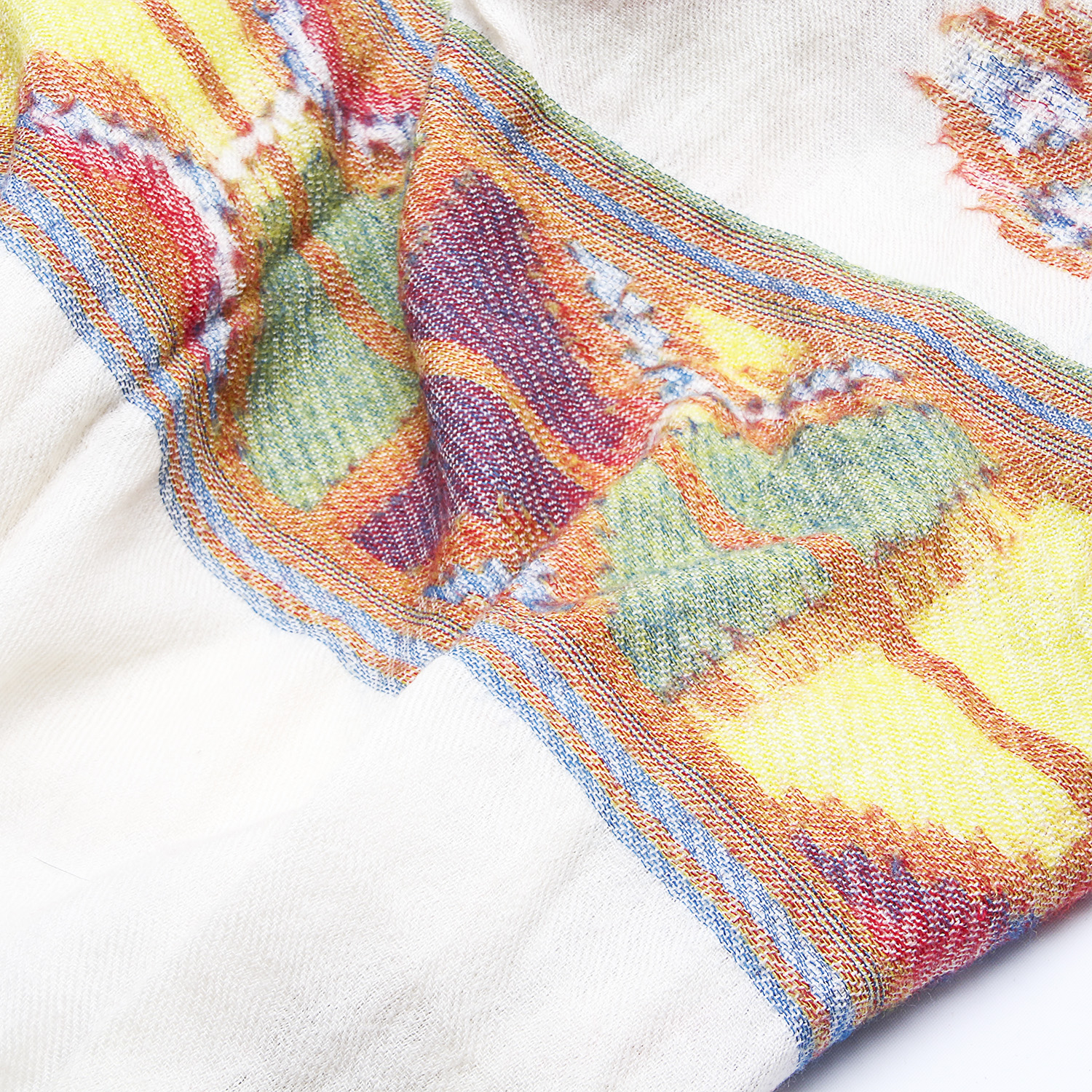 Pair of Scarves and a Pair of Angora Rabbit Hair Gloves