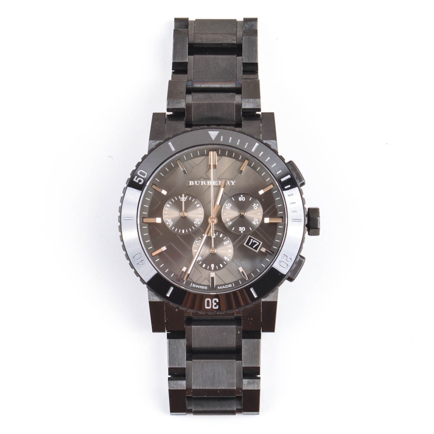 Burberry Stainless Steel Swiss Made Wristwatch