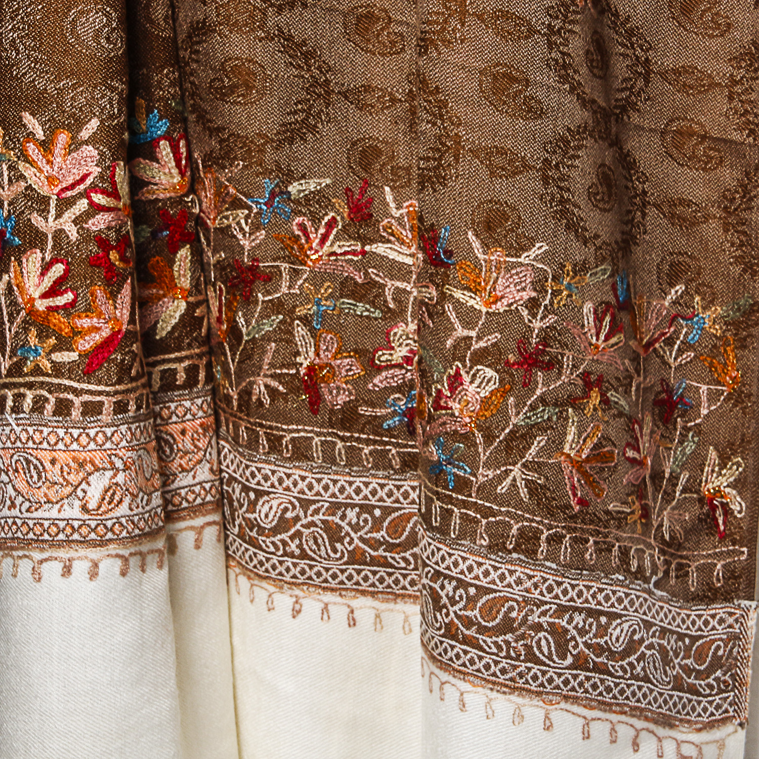 Pair of Scarves and a Pair of Angora Rabbit Hair Gloves