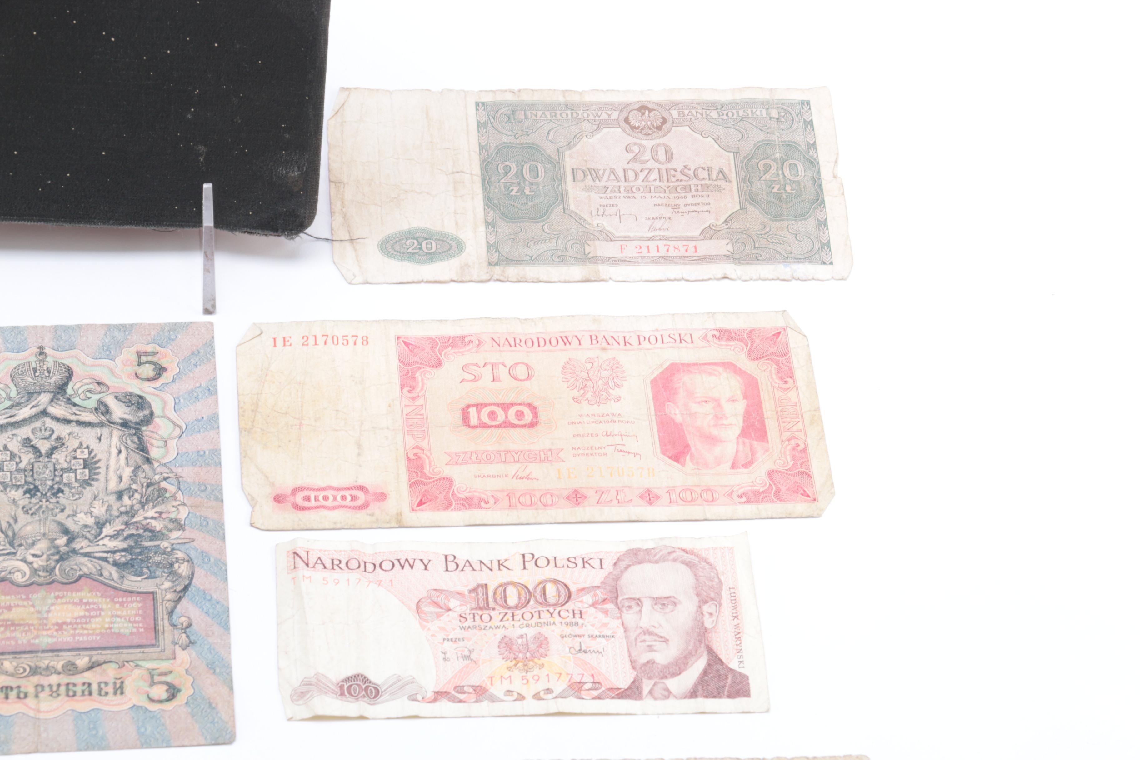 1904 "Hurlbut's Story of the Bible" and International Paper Currency