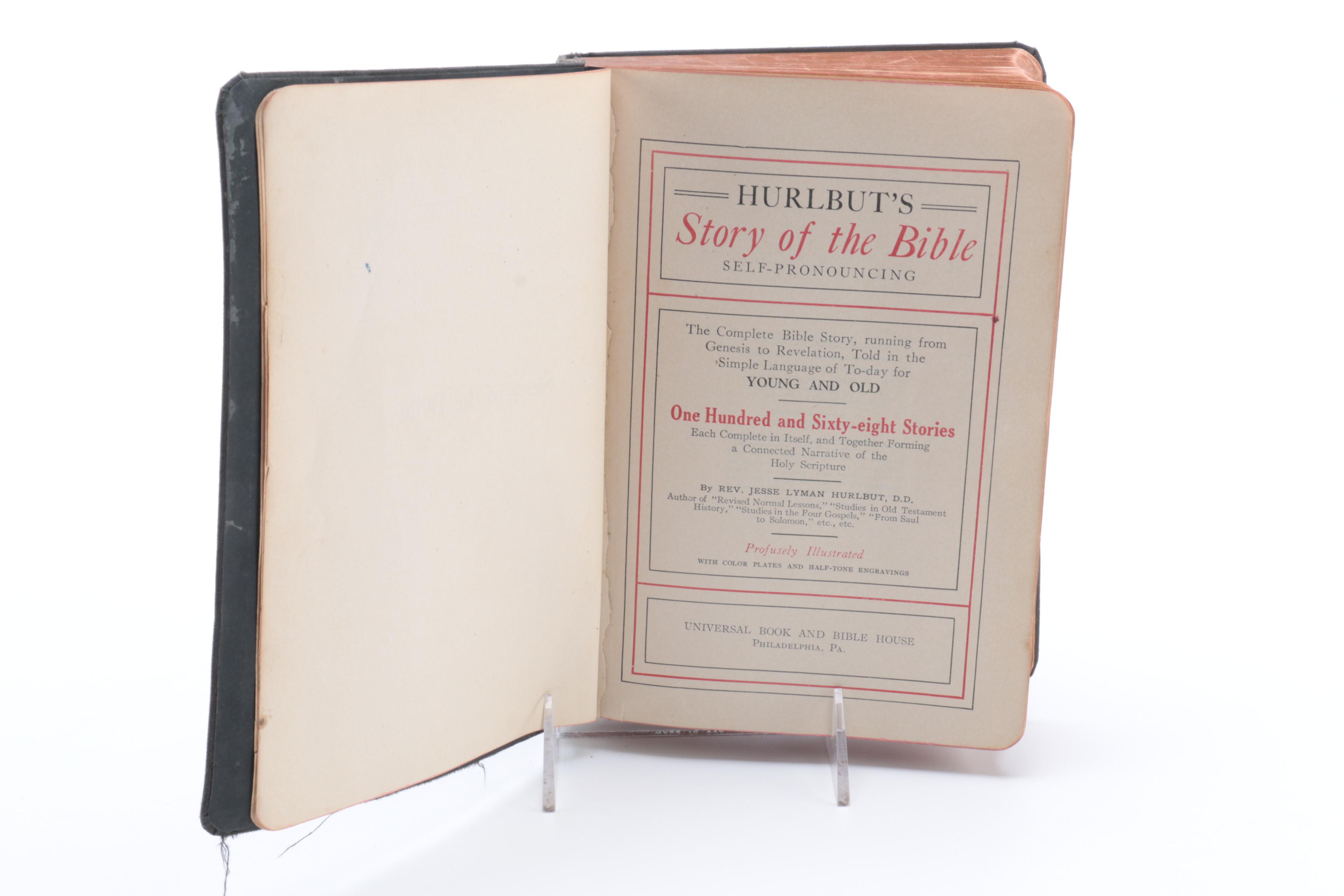 1904 "Hurlbut's Story of the Bible" and International Paper Currency