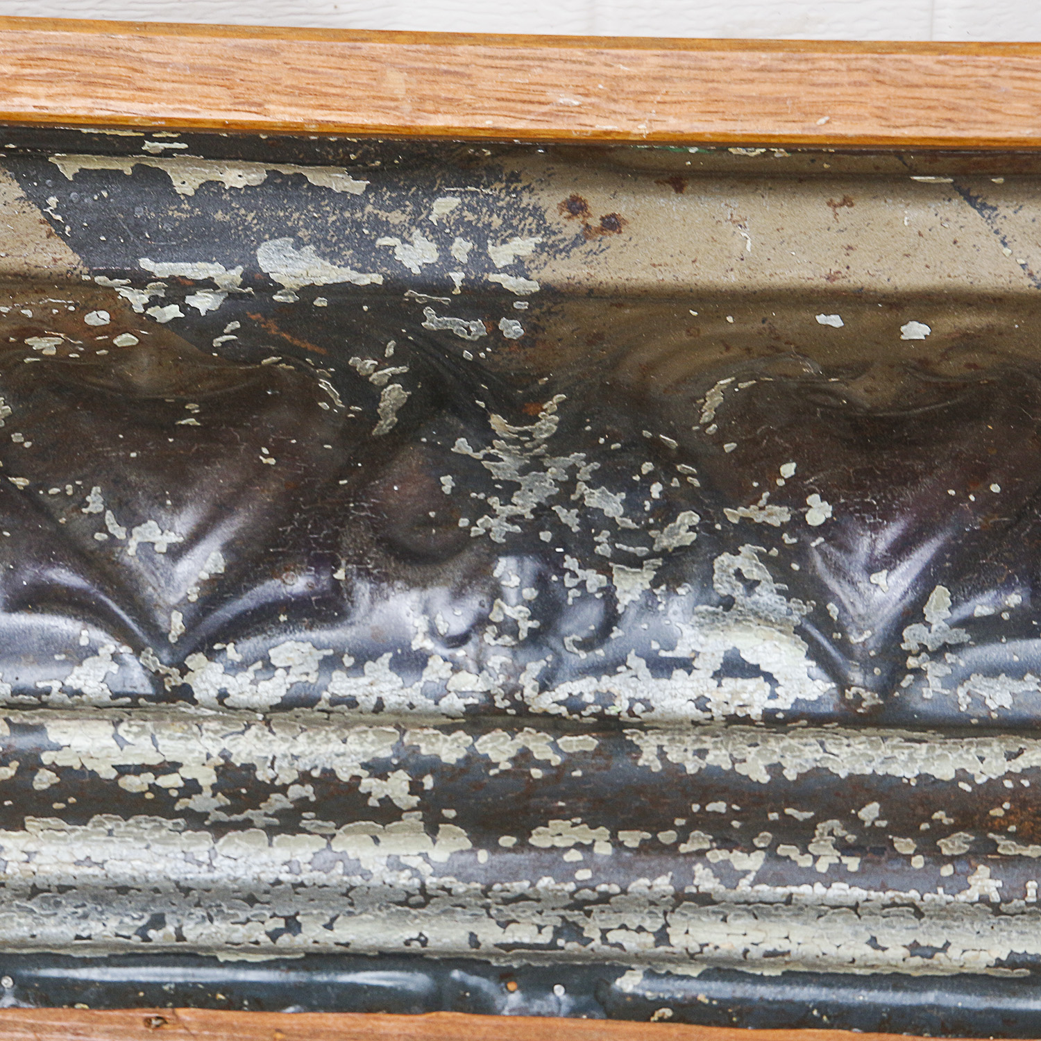 Pressed Antique Tin Mantelpiece