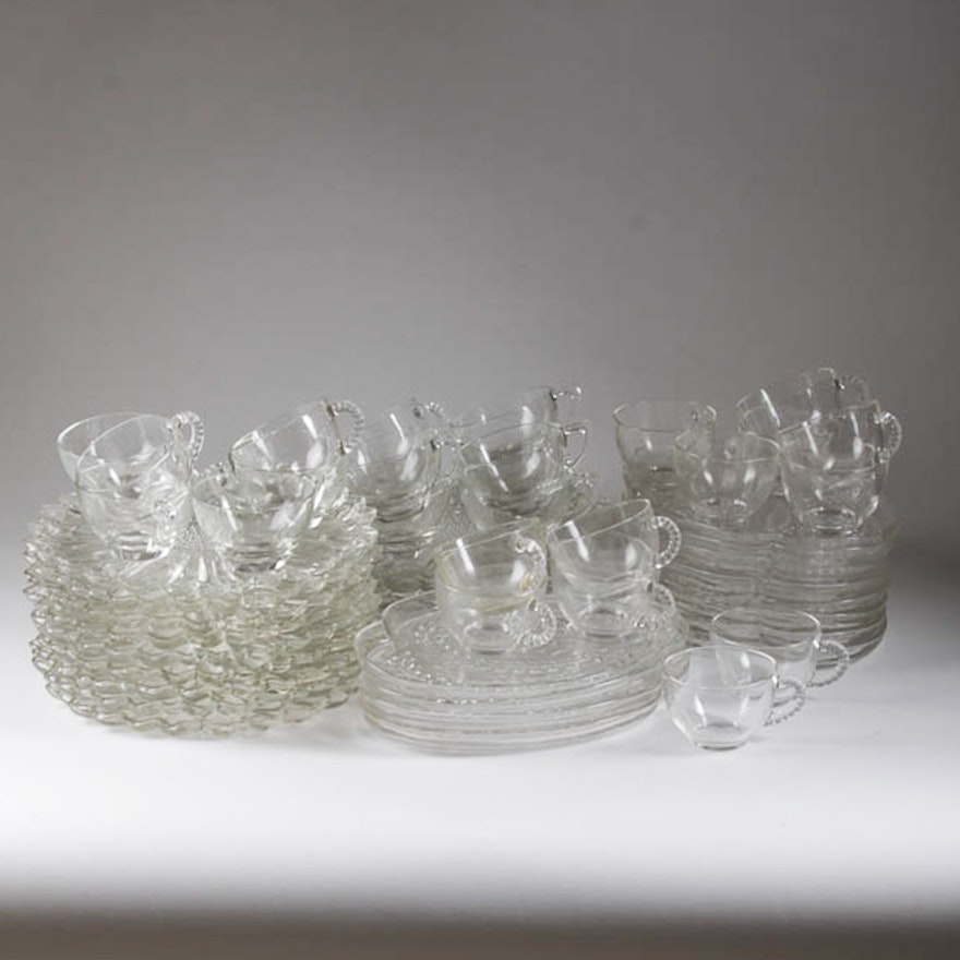 Glass Luncheon Sets Including Anchor Hocking