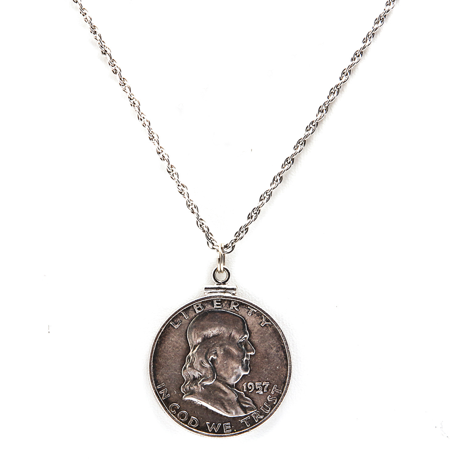 Sterling Silver Coin Necklace