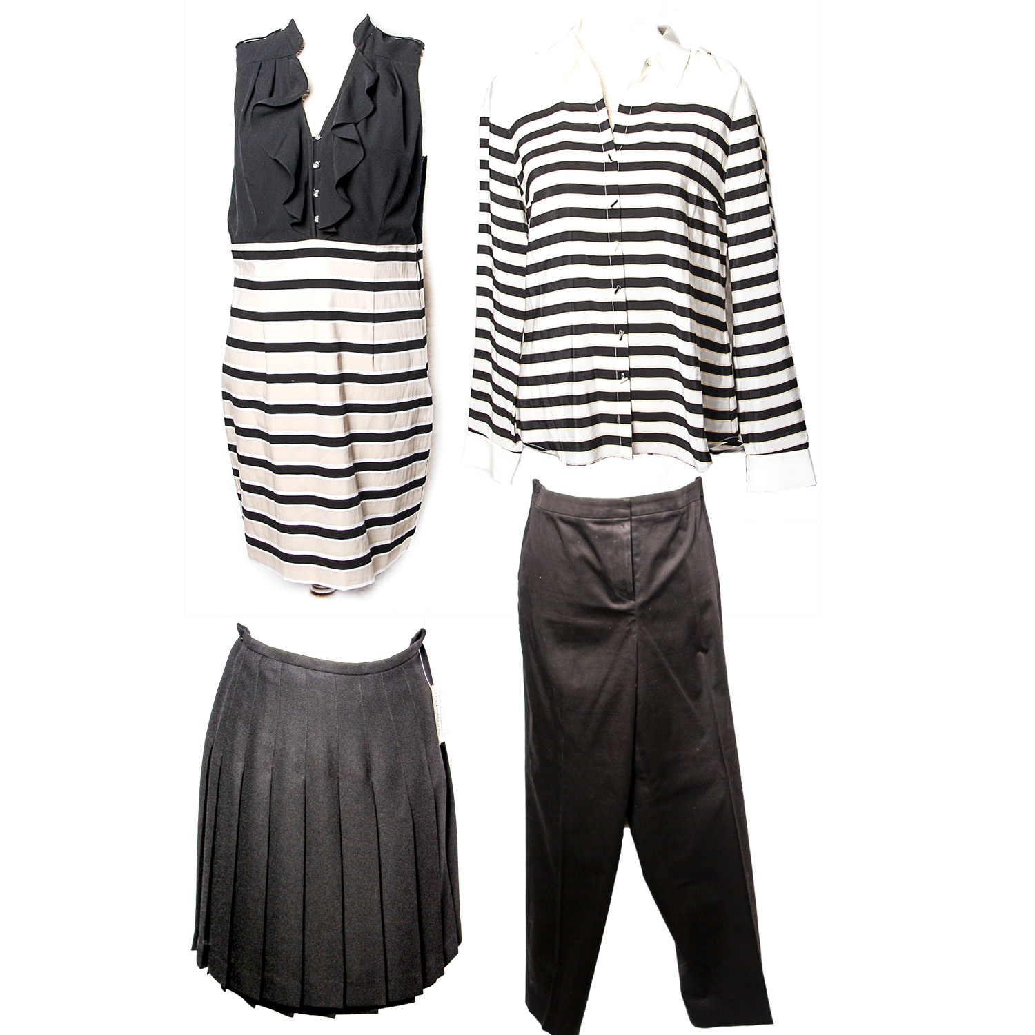 Black and White Women's Fashion Including White House Black Market
