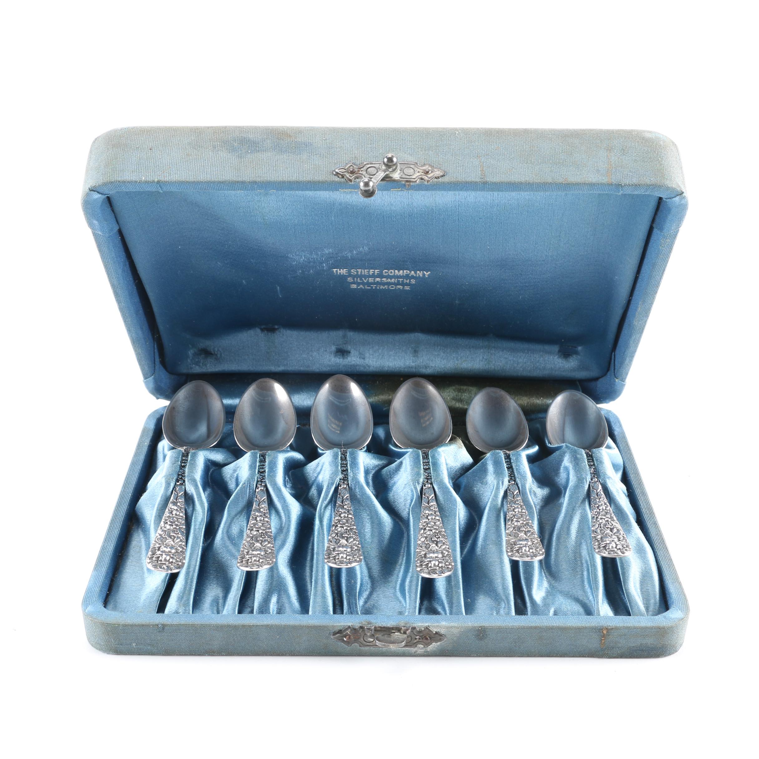 Stieff Company Sterling Silver Demitasse Spoons