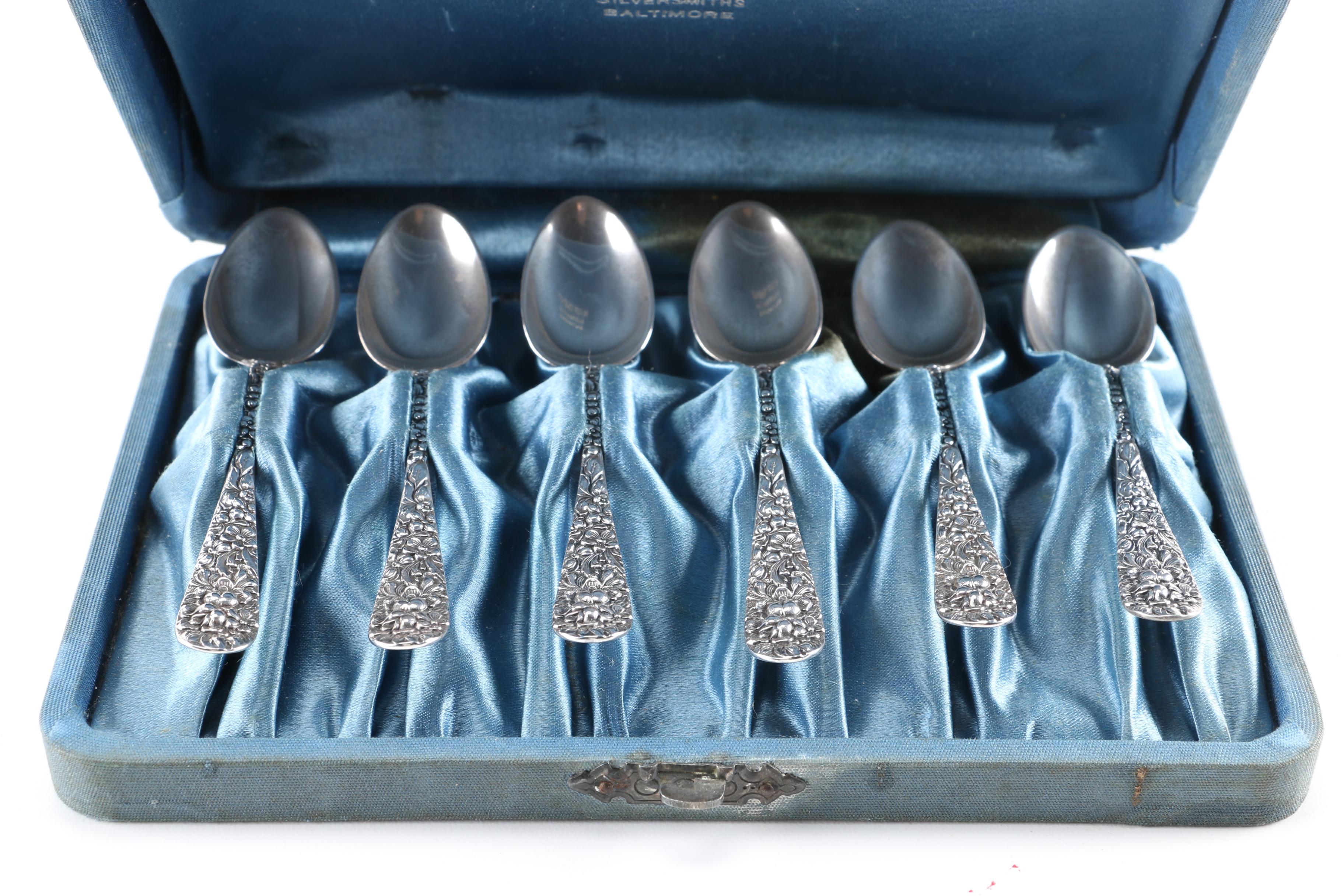 Stieff Company Sterling Silver Demitasse Spoons