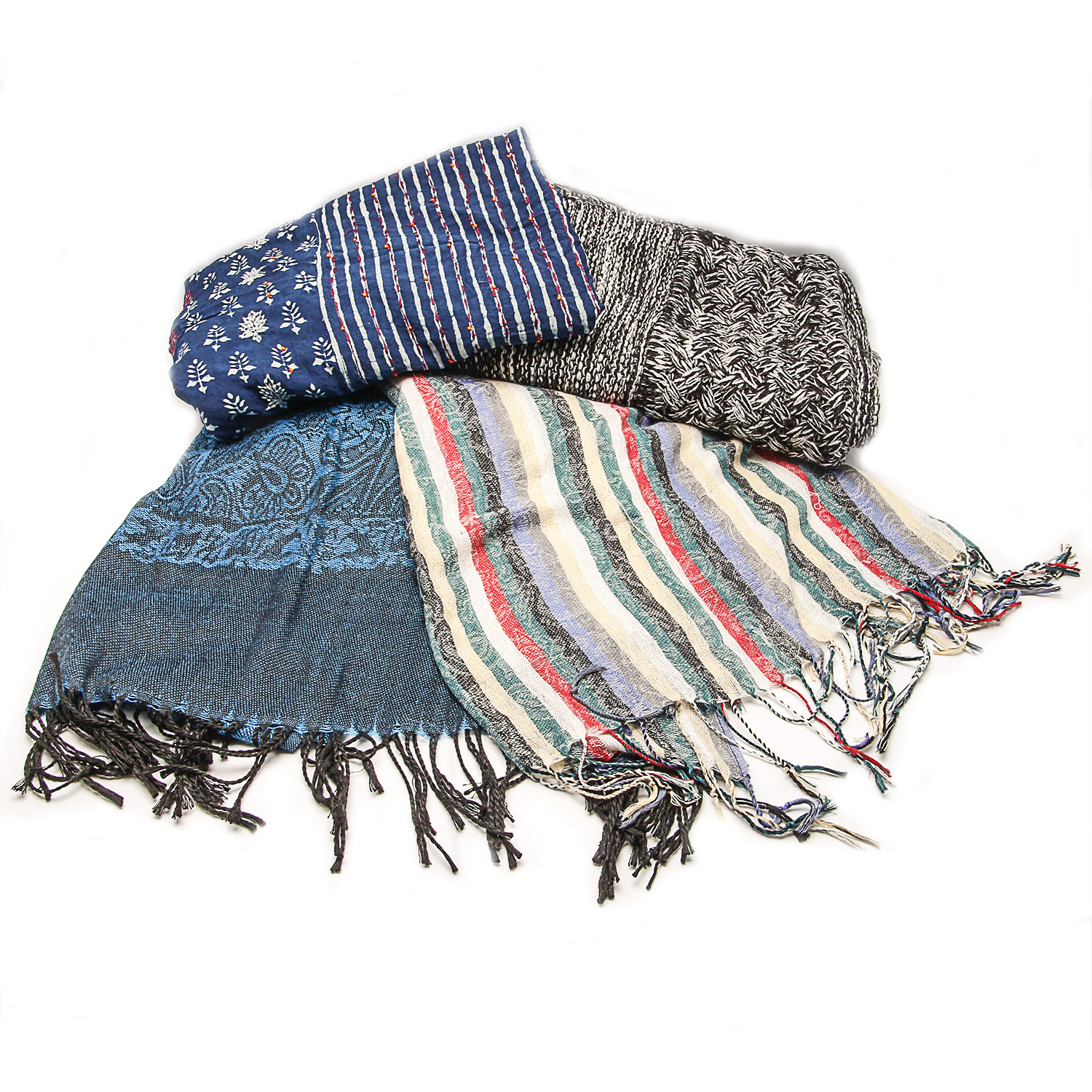Group of Fashion Scarves