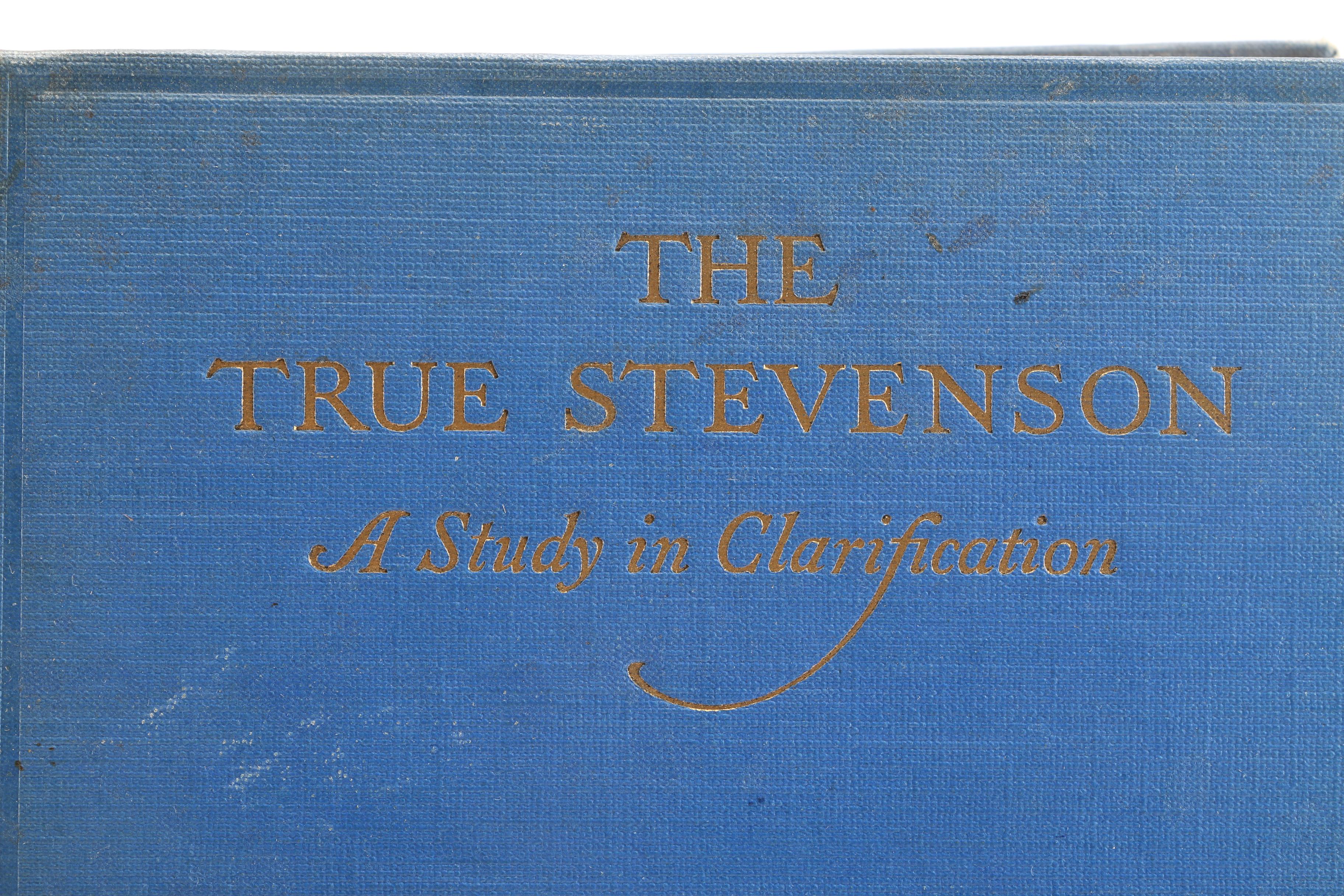 1925 "The True Stevenson: A Study in Clarification" by George S. Hellman