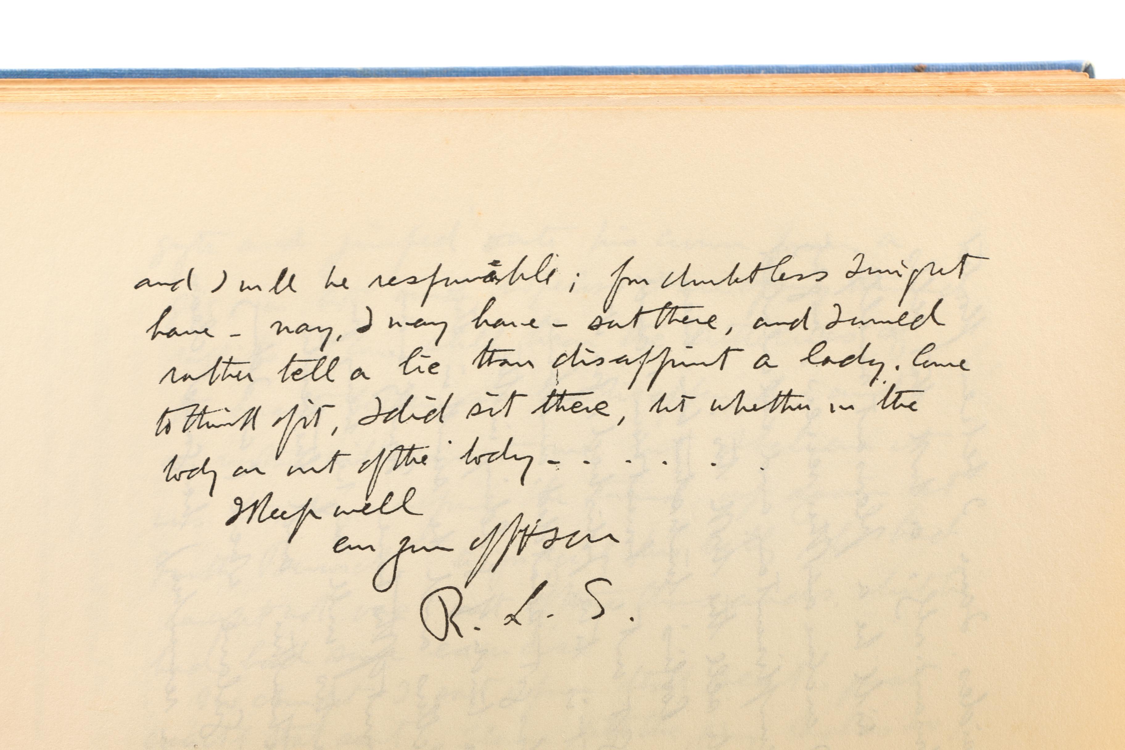 1925 "The True Stevenson: A Study in Clarification" by George S. Hellman