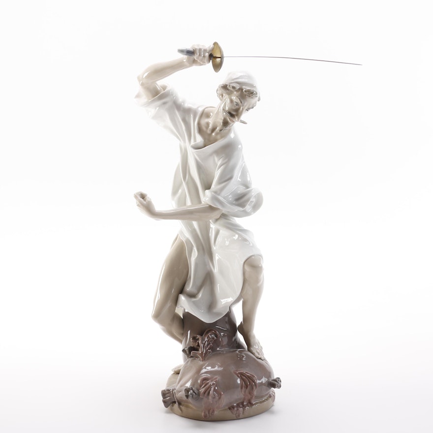 Lladró "Wrath of Don Quixote" Porcelain Figurine