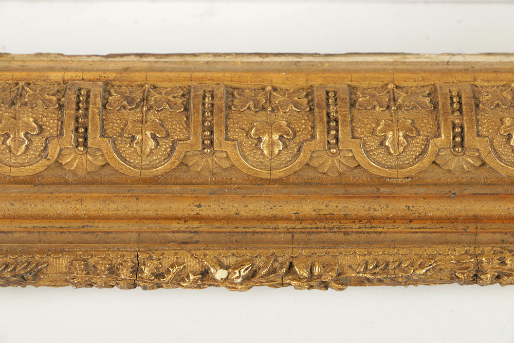 19th-Century Gilt and Gesso Italian Style Frame