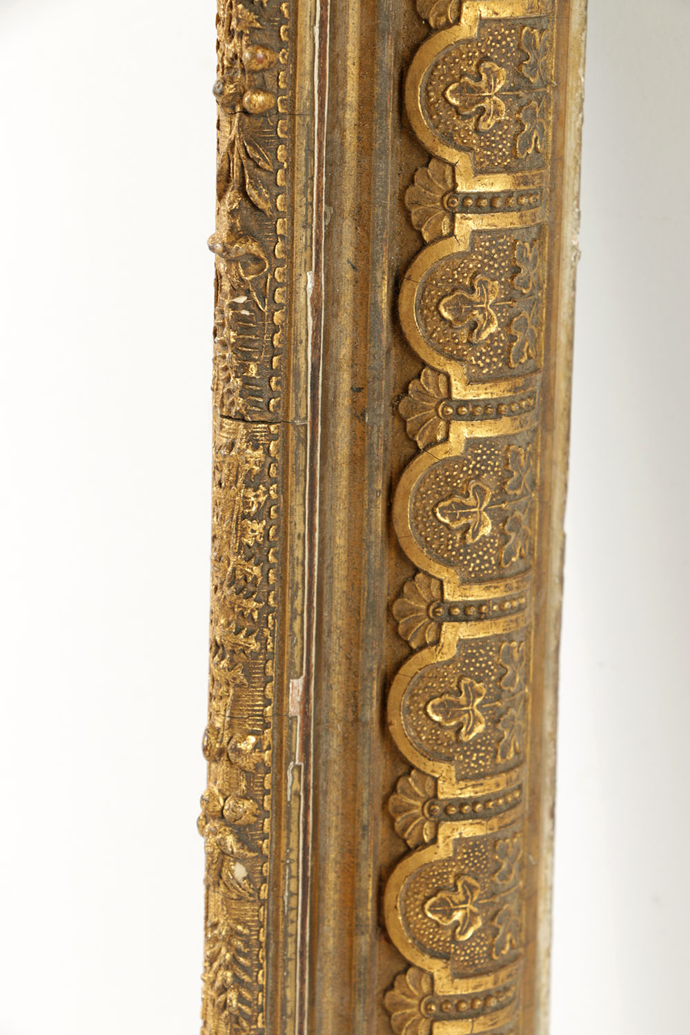 19th-Century Gilt and Gesso Italian Style Frame