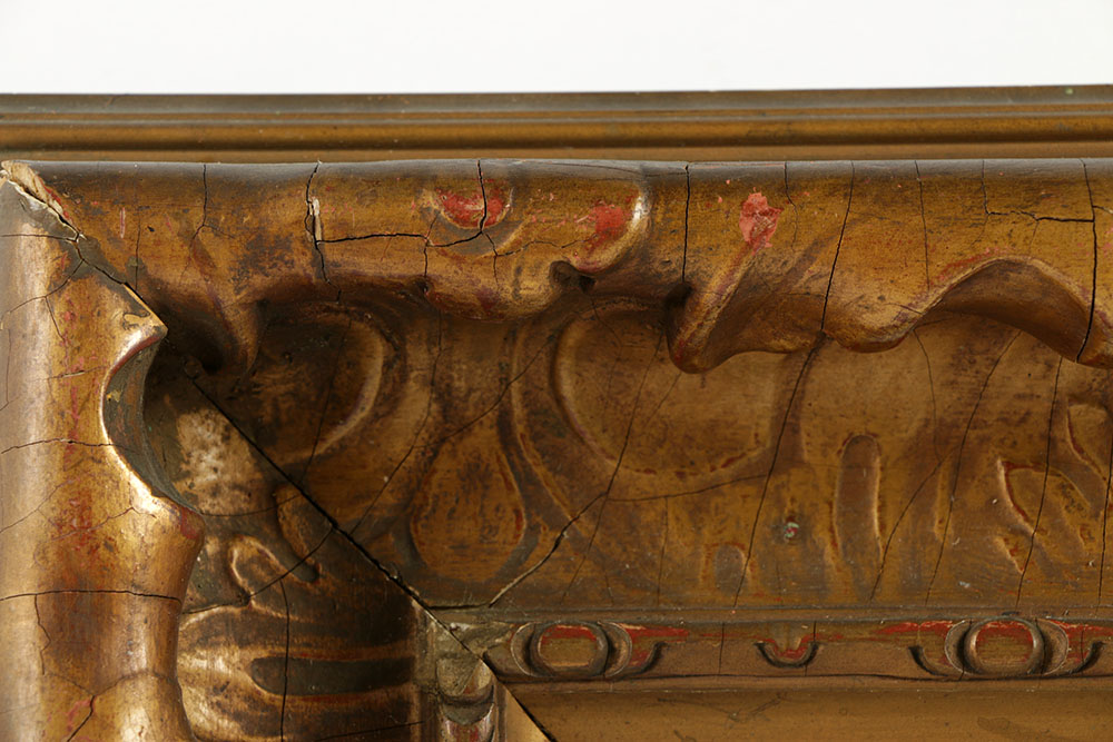 19th-Century Louis XIII Style Gilt and Gesso Frame