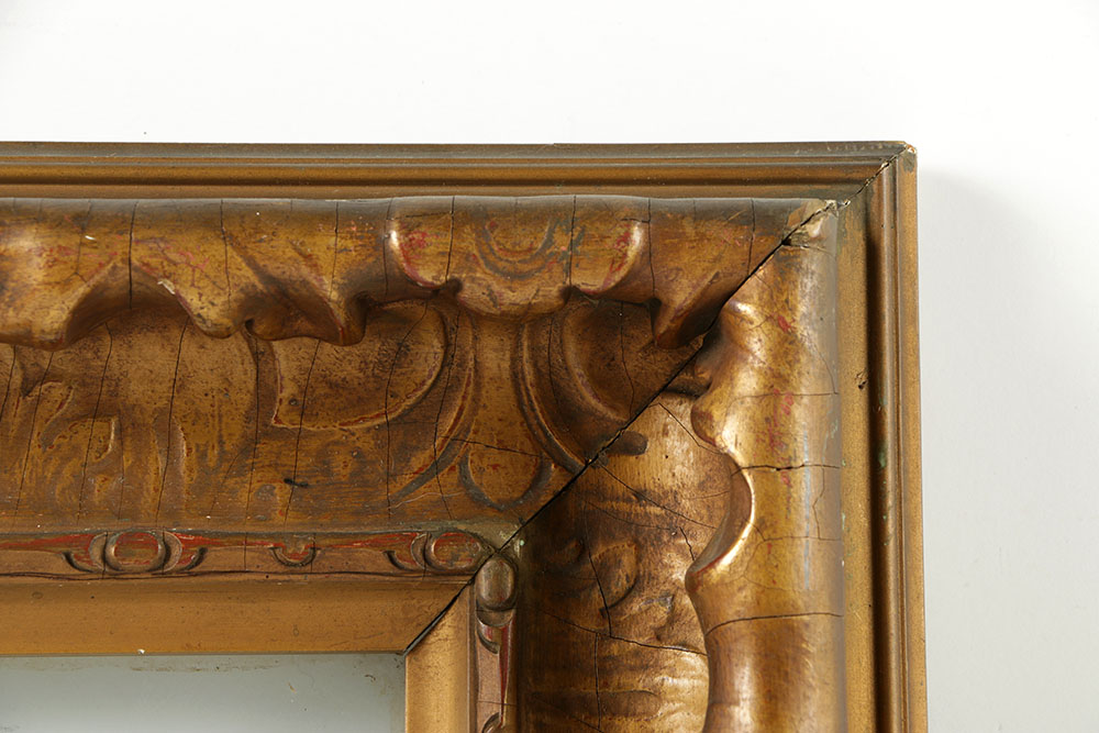 19th-Century Louis XIII Style Gilt and Gesso Frame