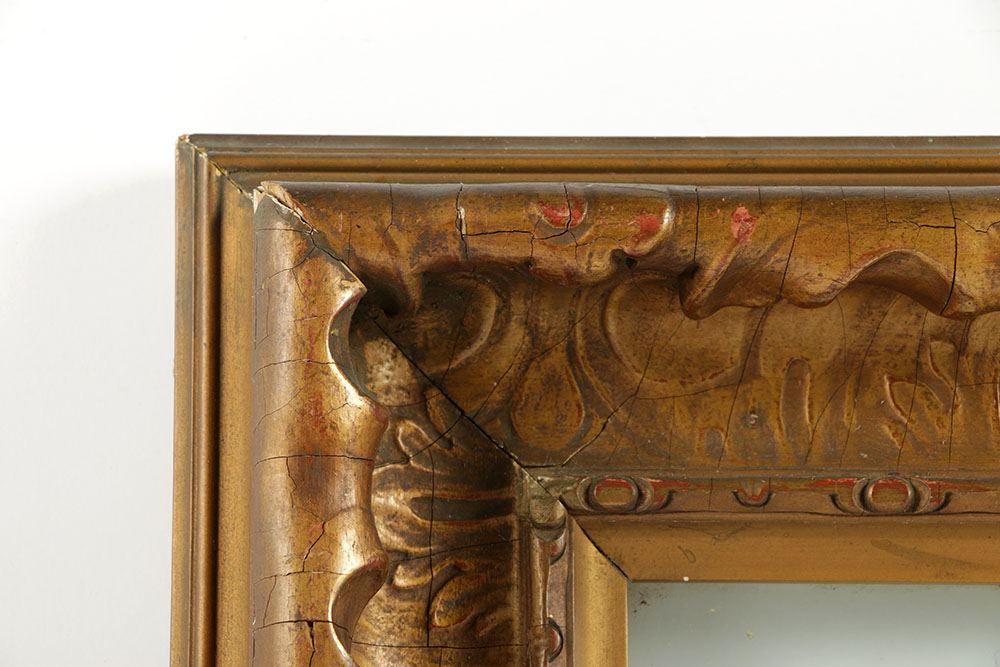 19th-Century Louis XIII Style Gilt and Gesso Frame