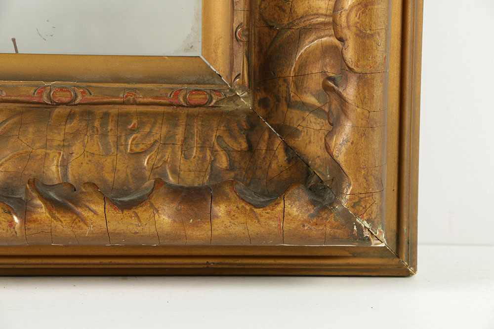 19th-Century Louis XIII Style Gilt and Gesso Frame