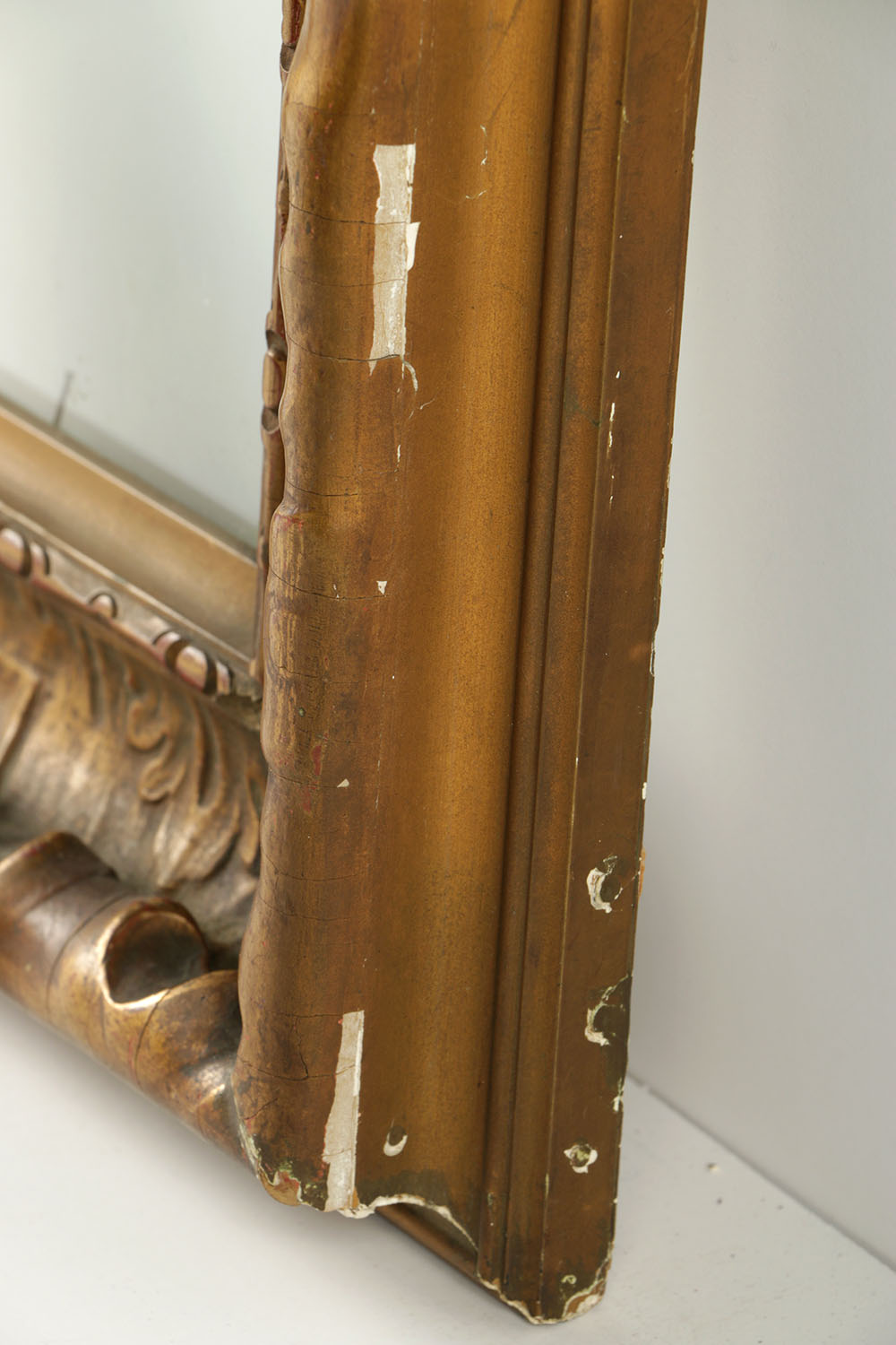 19th-Century Louis XIII Style Gilt and Gesso Frame