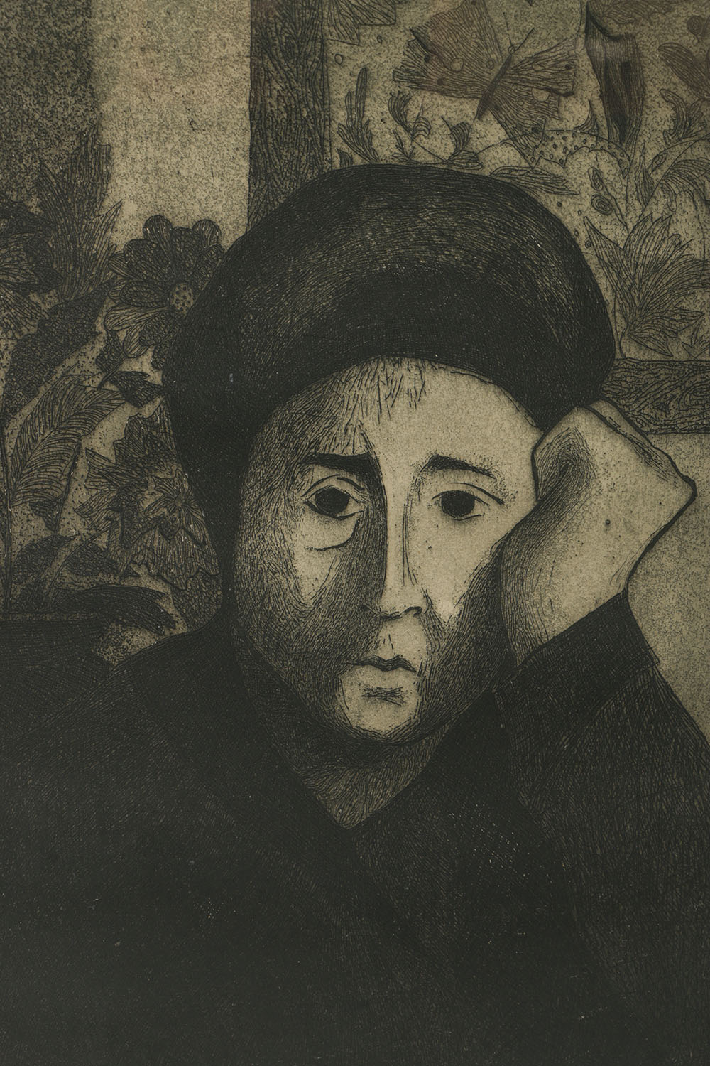 José Hernandez Quero Etching with Aquatint on Paper "Untitled"