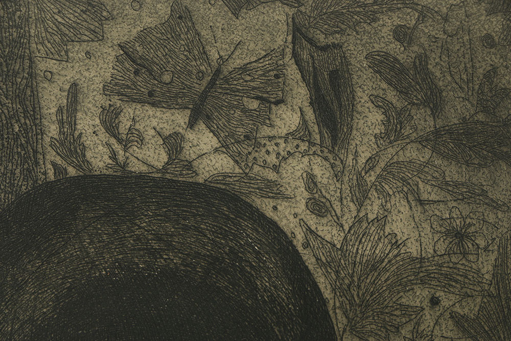 José Hernandez Quero Etching with Aquatint on Paper "Untitled"