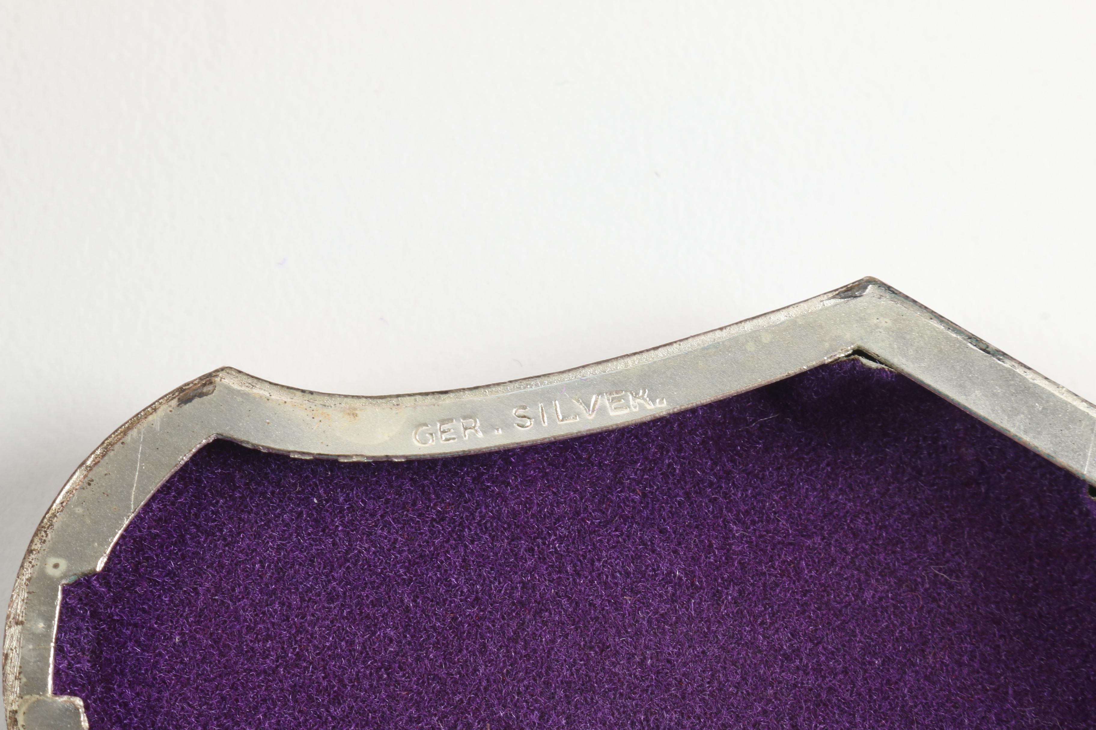 Floral Coin Locket Pendant