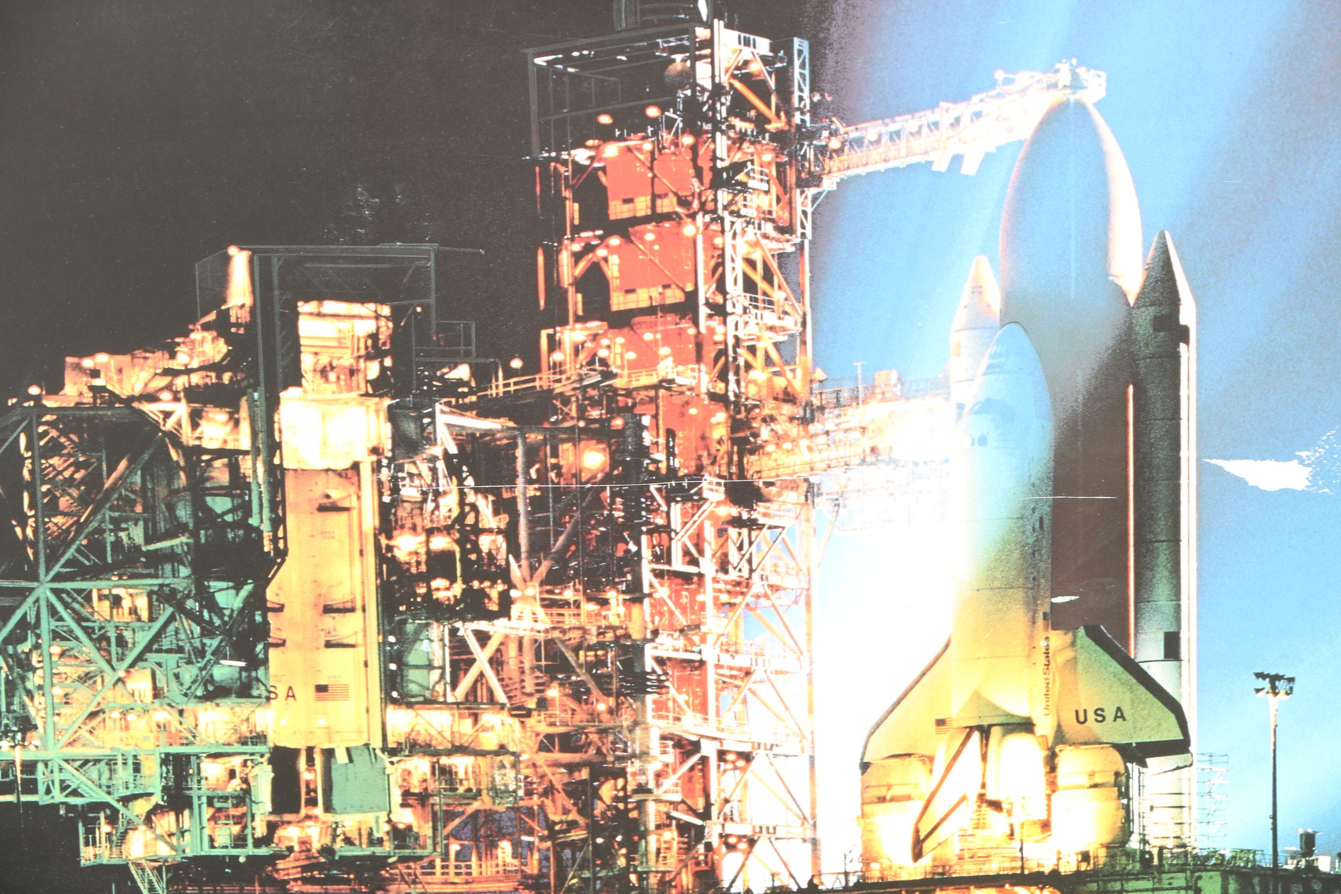 Revell Launch Tower and Space Shuttle Model Kit