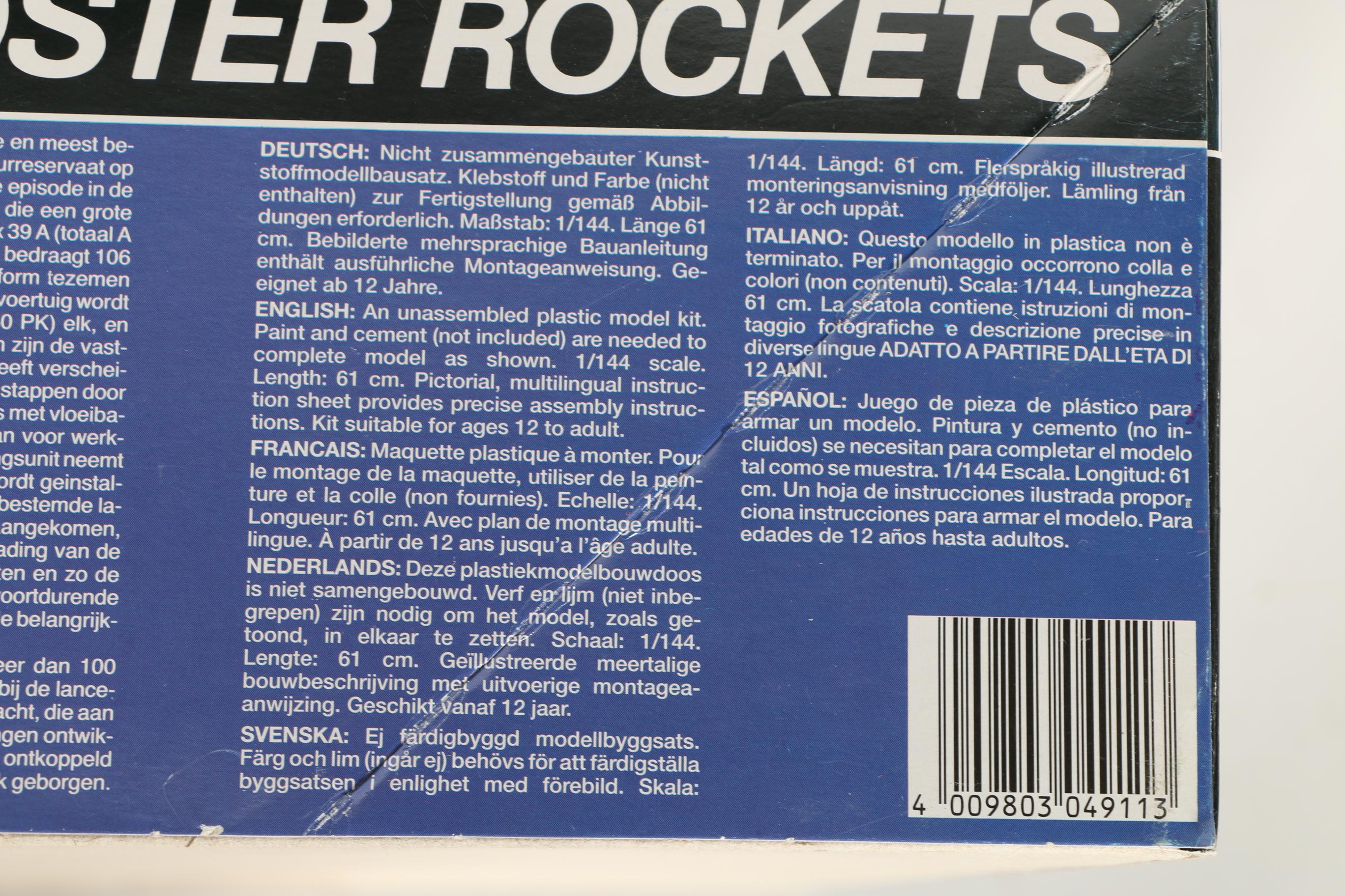 Revell Launch Tower and Space Shuttle Model Kit