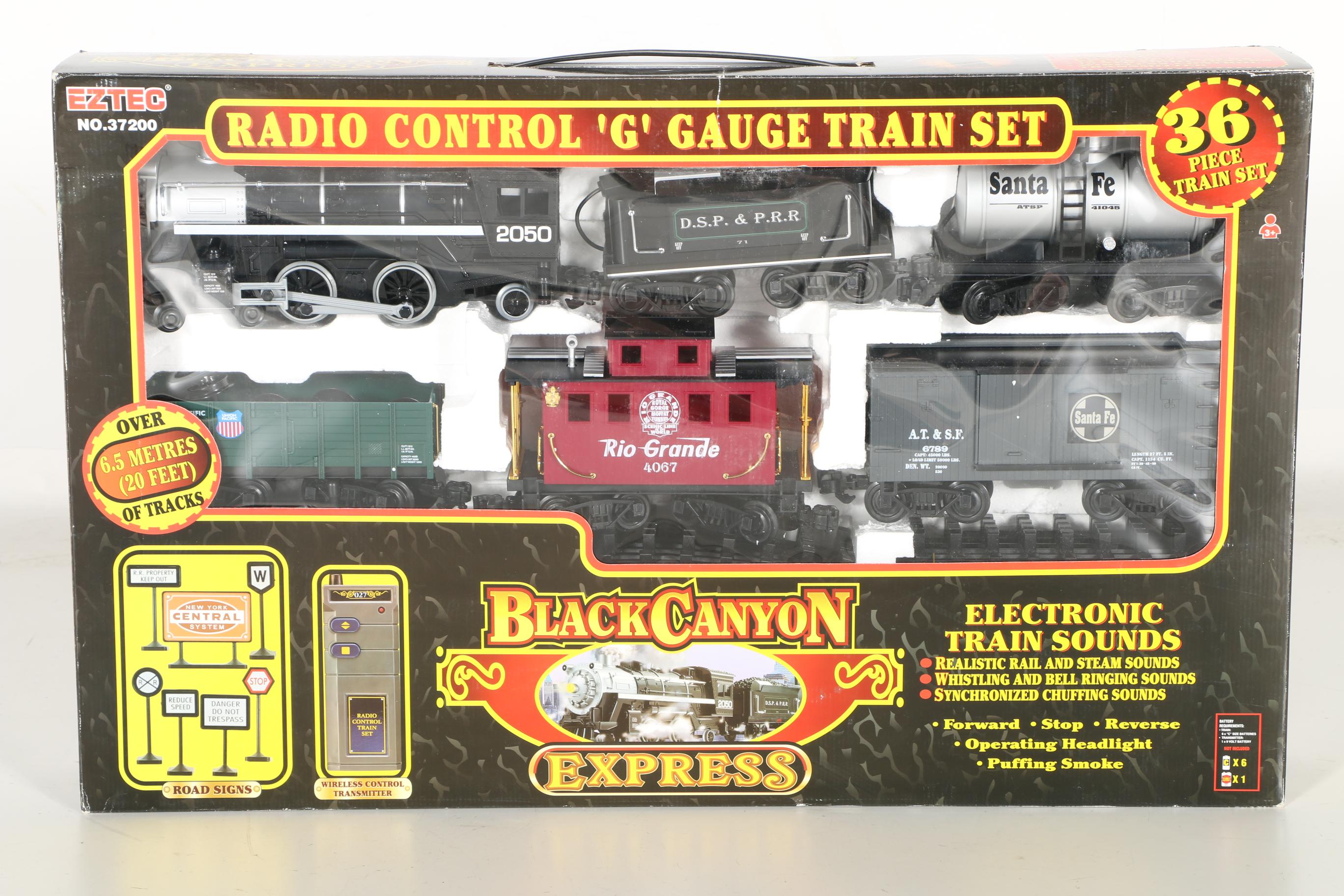 Eztec Black Canyon Express Radio Control Train Set