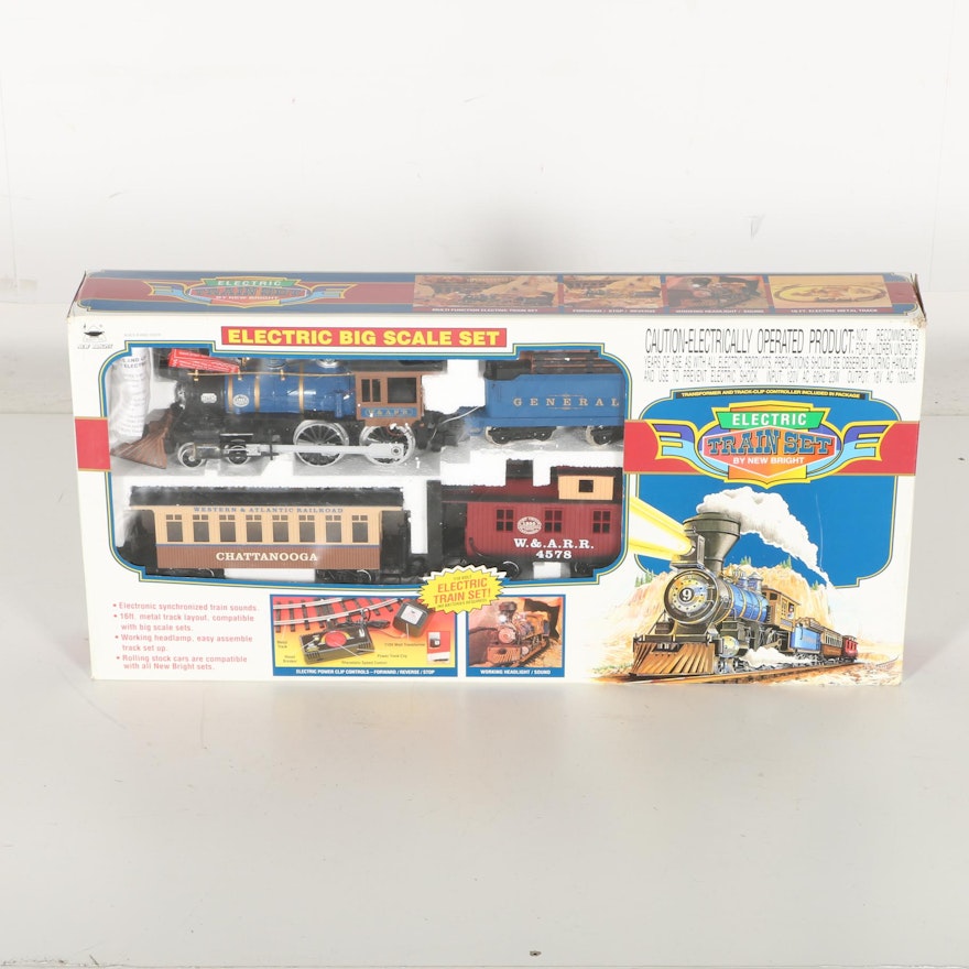 Electric Big Scale Toy Train Set by New Bright