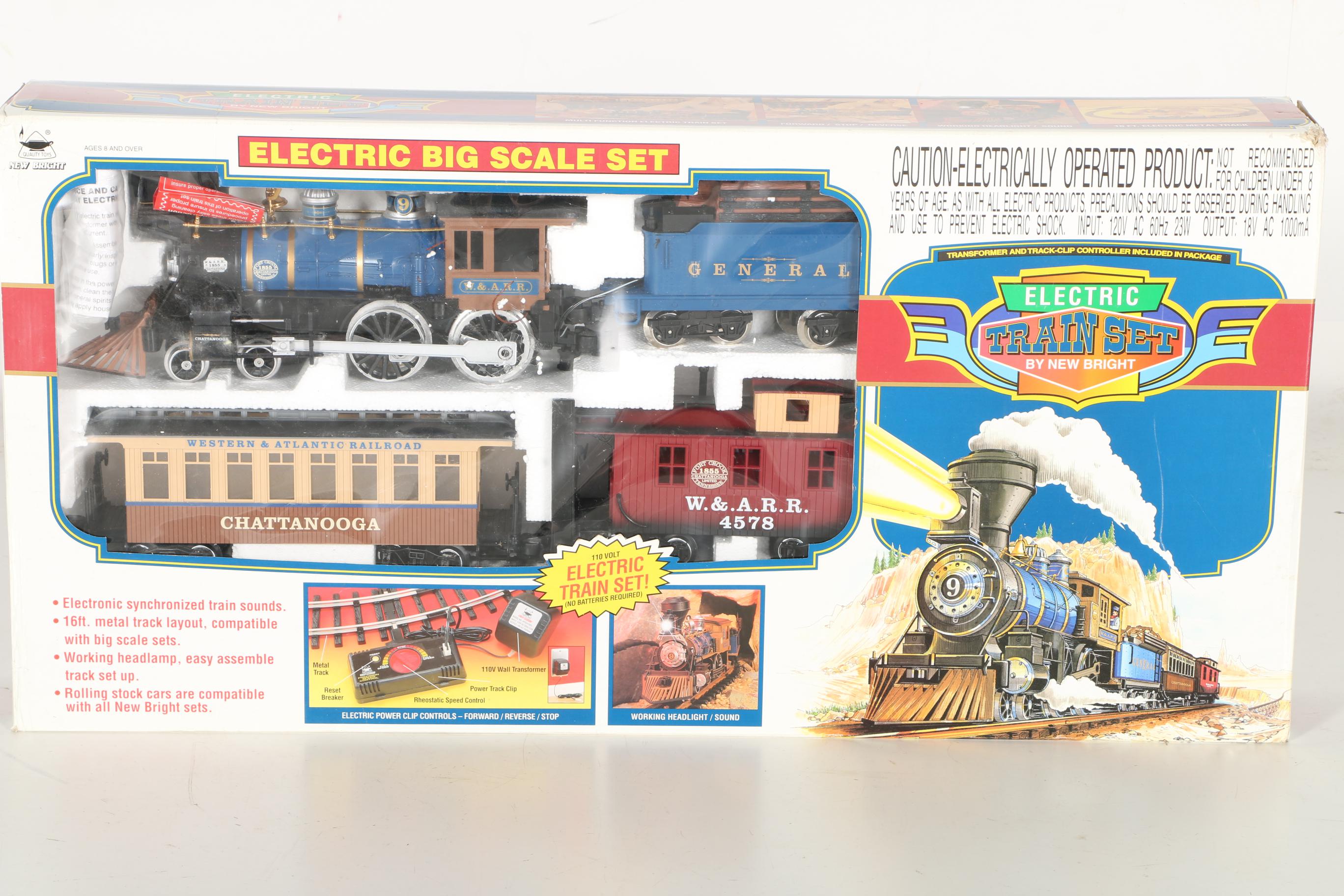 Electric Big Scale Toy Train Set by New Bright