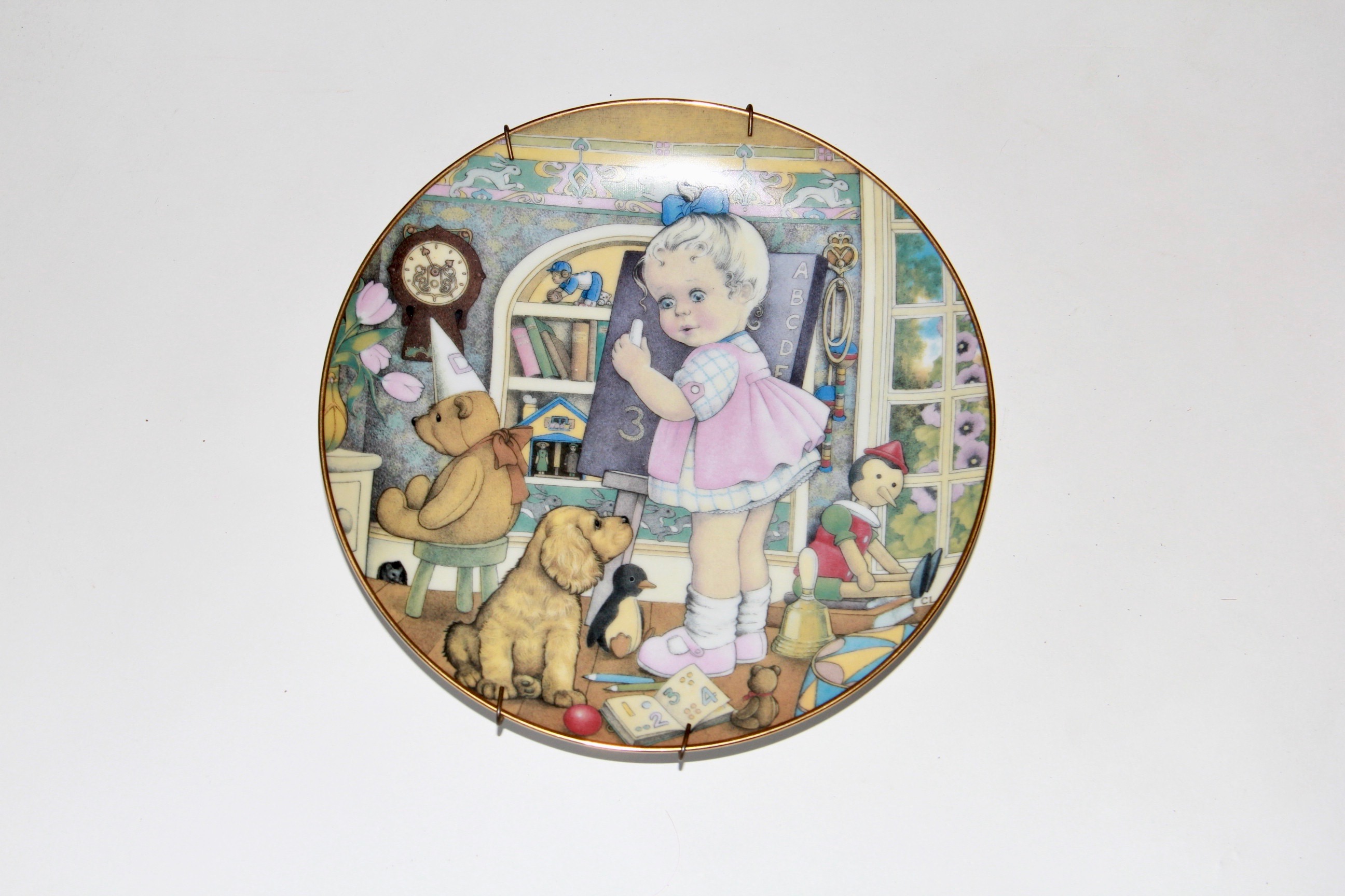 Trio of Carol Lawson Decorative Plates