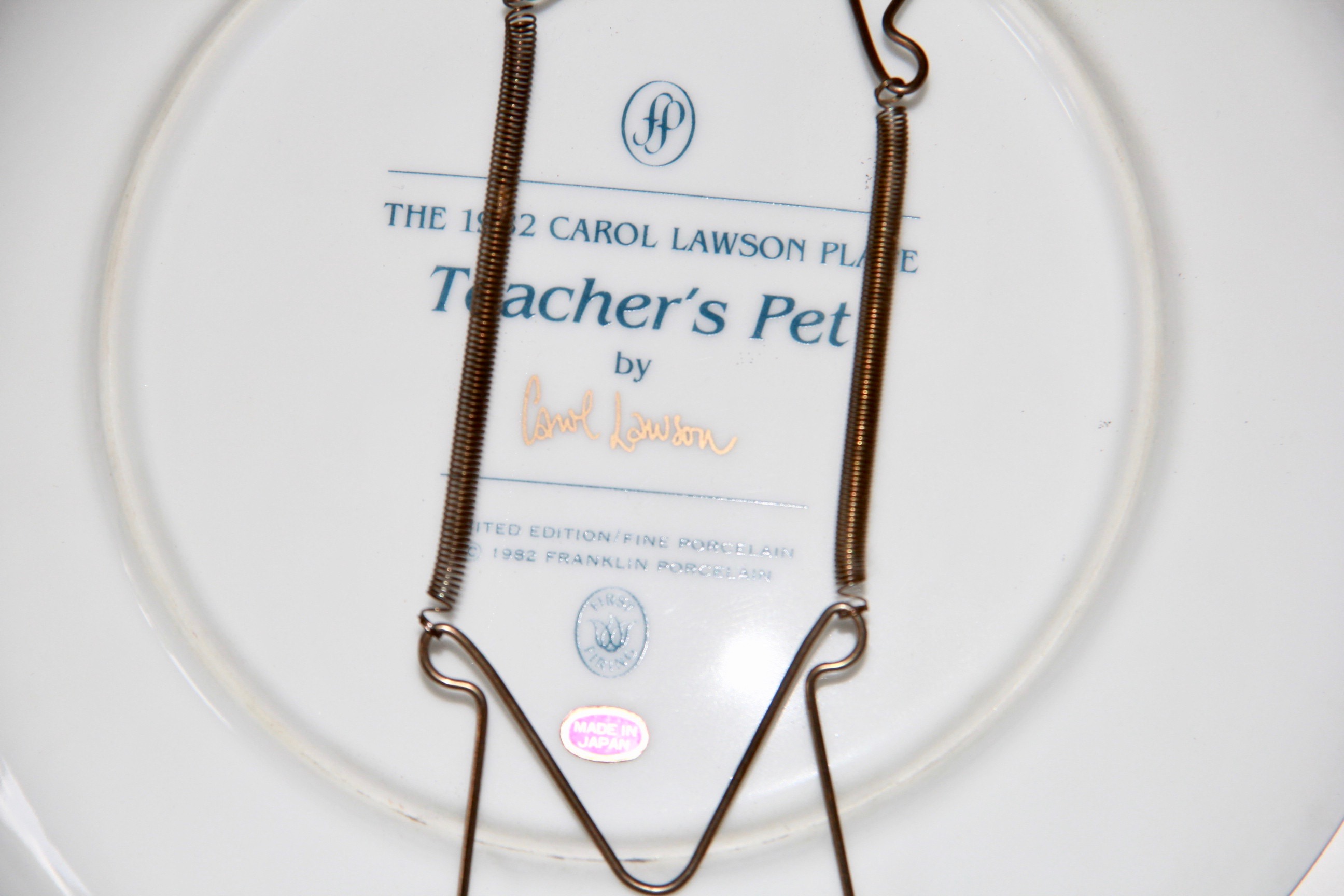 Trio of Carol Lawson Decorative Plates