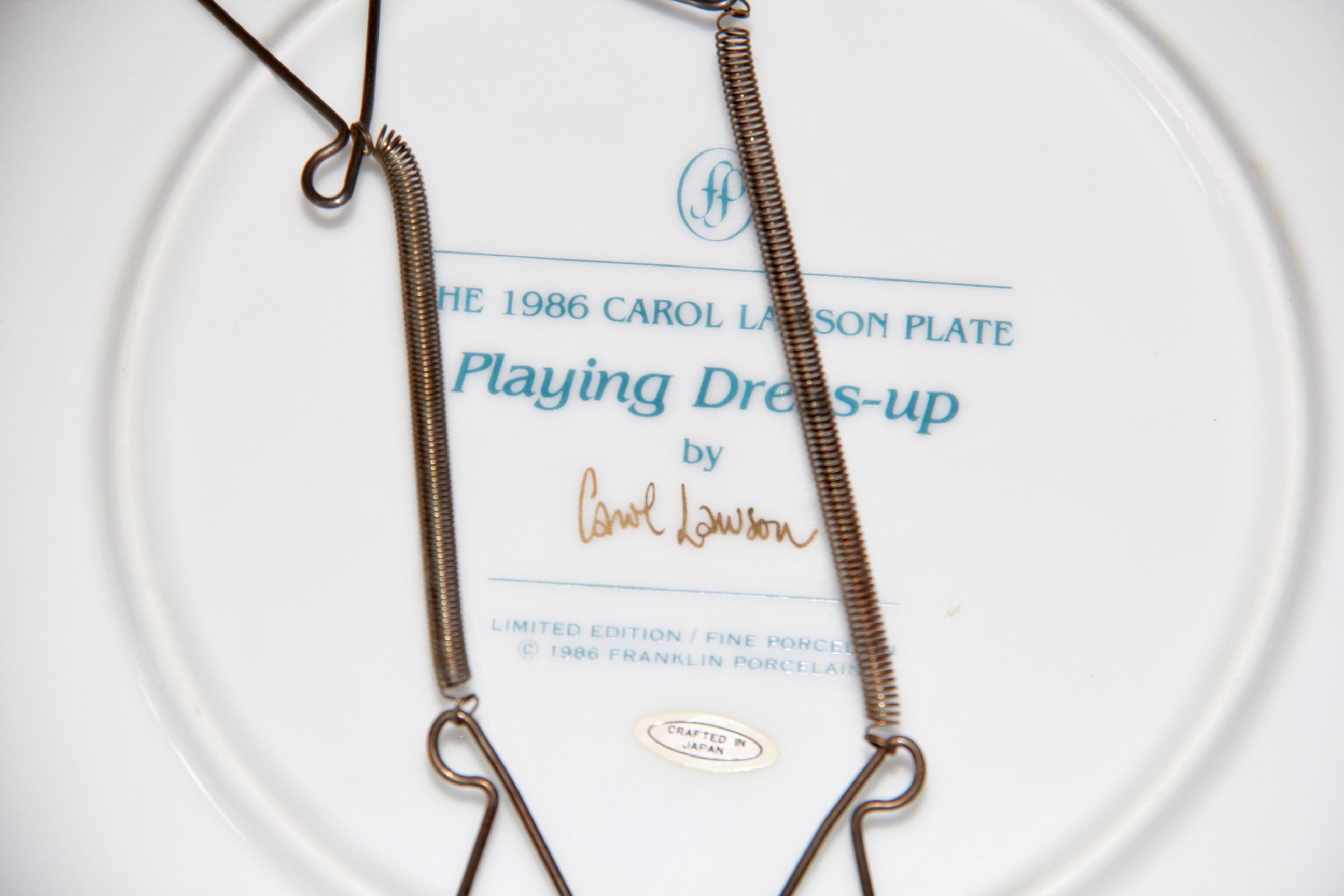 Trio of Carol Lawson Decorative Plates