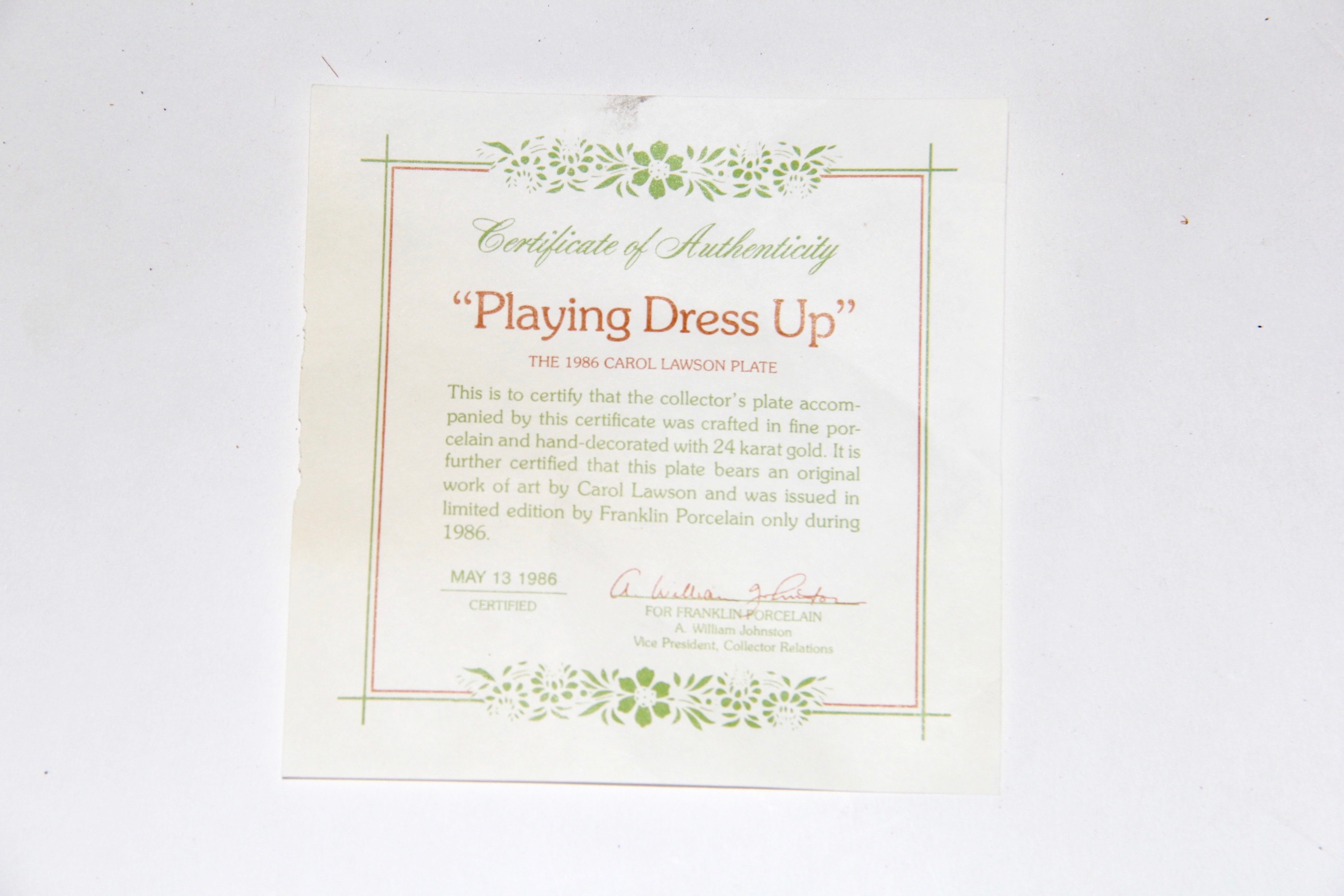 Trio of Carol Lawson Decorative Plates