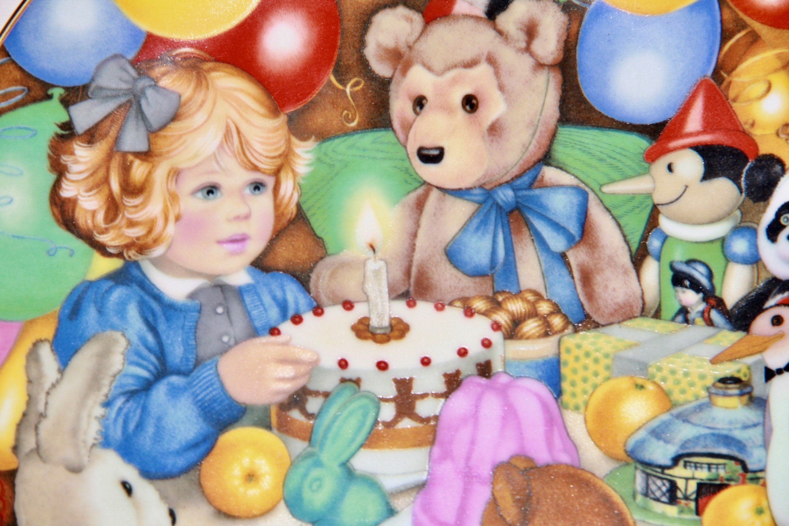 Trio of Carol Lawson Decorative Plates