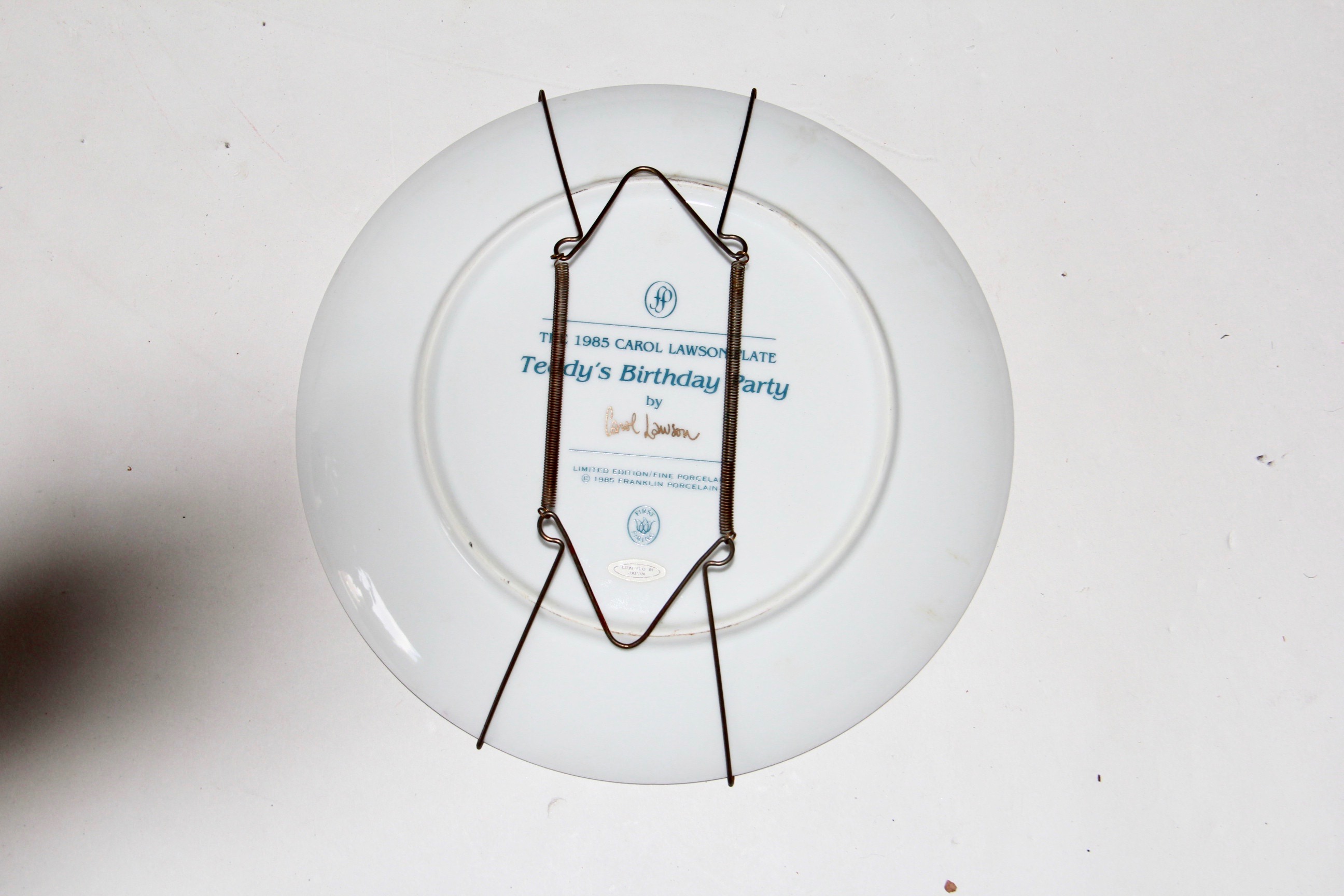 Trio of Carol Lawson Decorative Plates