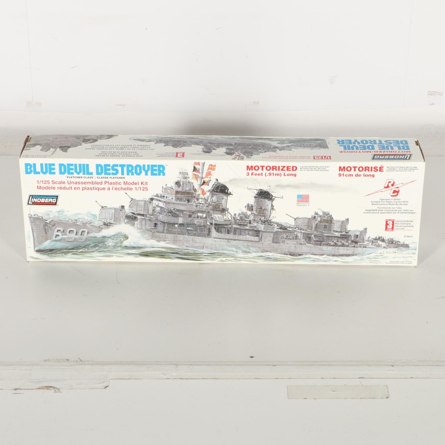 Lindgerg Blue Devil Destroyer 1:125 Scale Model Kit