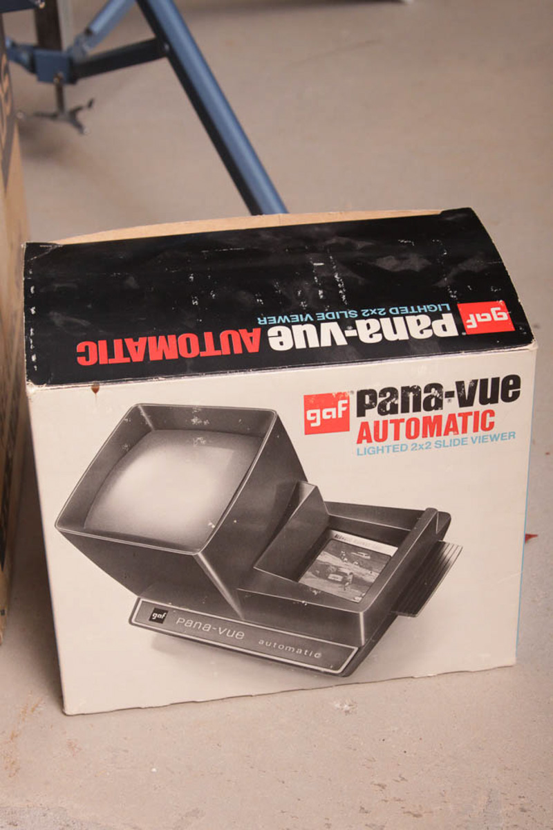 Ward's Projector, Slide Viewer and Folding Projector Screen