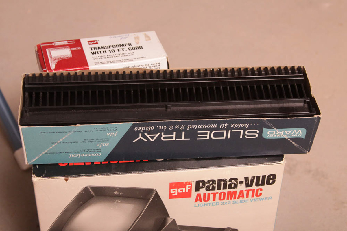 Ward's Projector, Slide Viewer and Folding Projector Screen