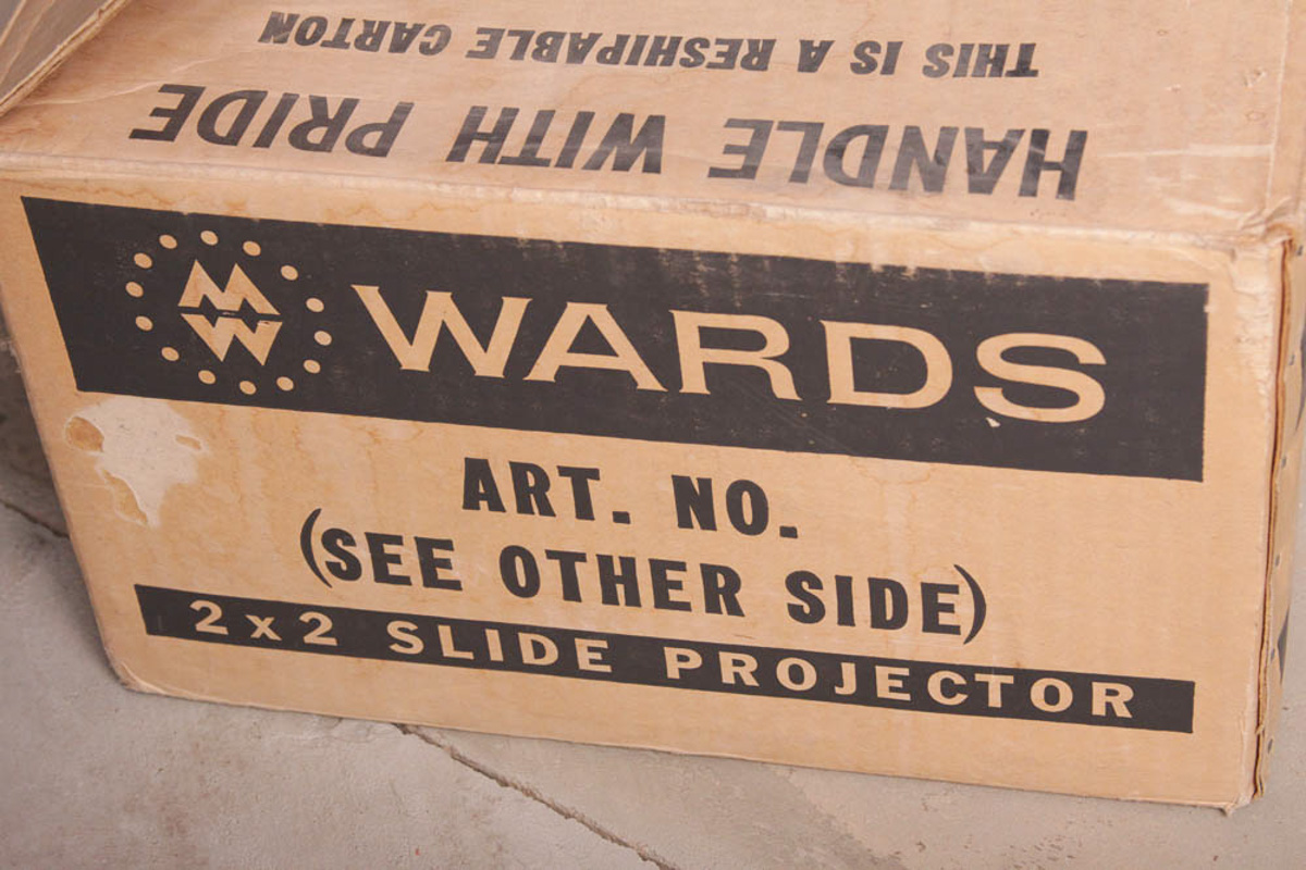 Ward's Projector, Slide Viewer and Folding Projector Screen