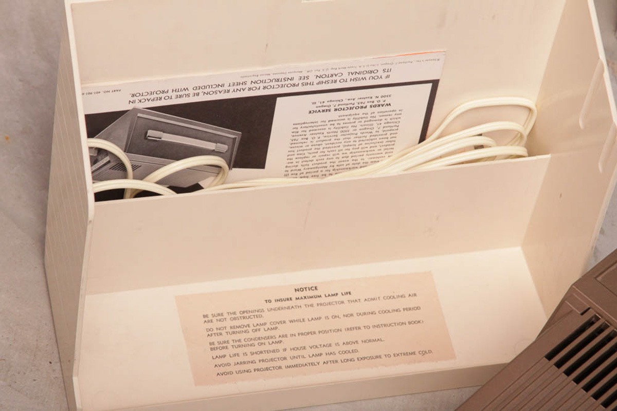 Ward's Projector, Slide Viewer and Folding Projector Screen