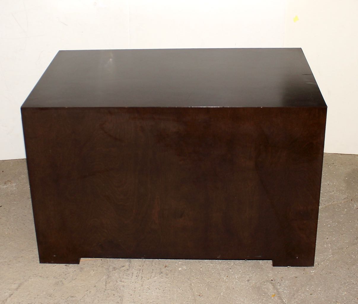 Contemporary Wood Veneer U-Shape Accent Table