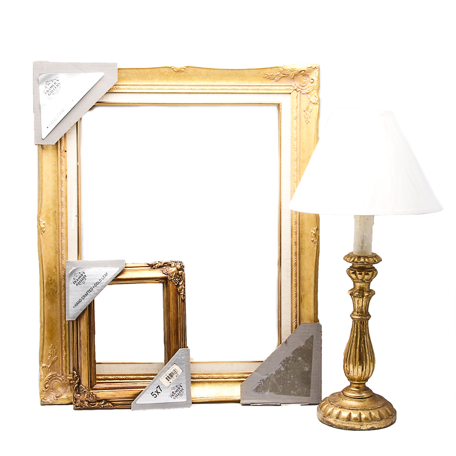 Collection of Home Decor and Gold Leaf Frames