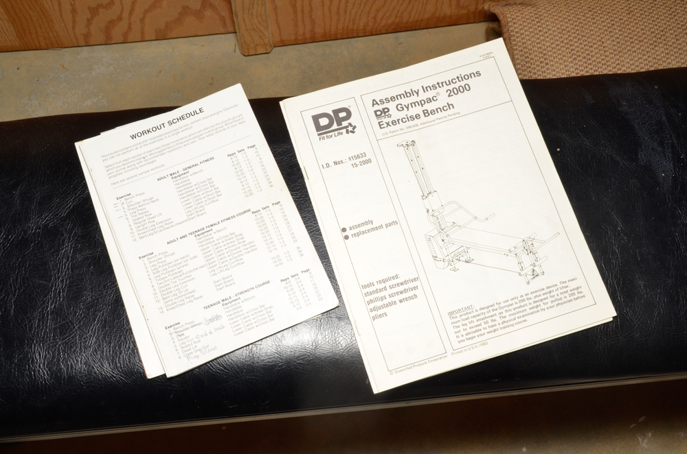 DP Gympac 2000 Exercise Bench