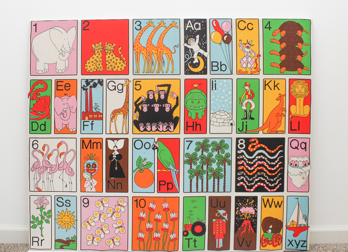 Pair of Vintage Children's Canvases