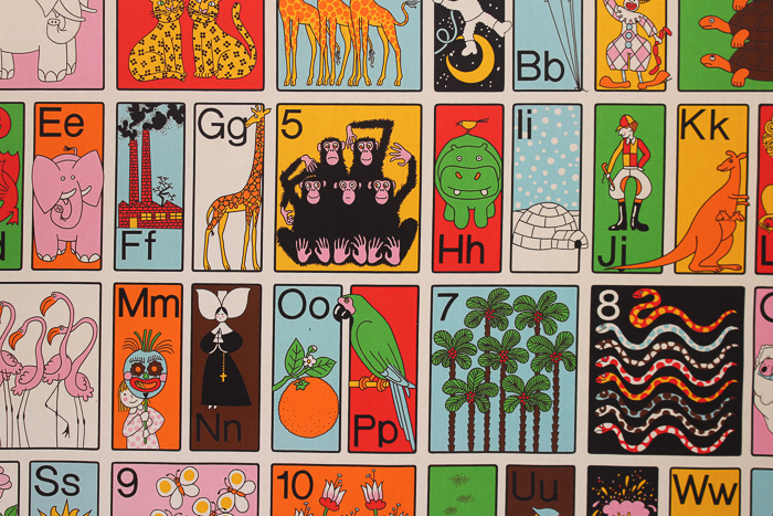 Pair of Vintage Children's Canvases