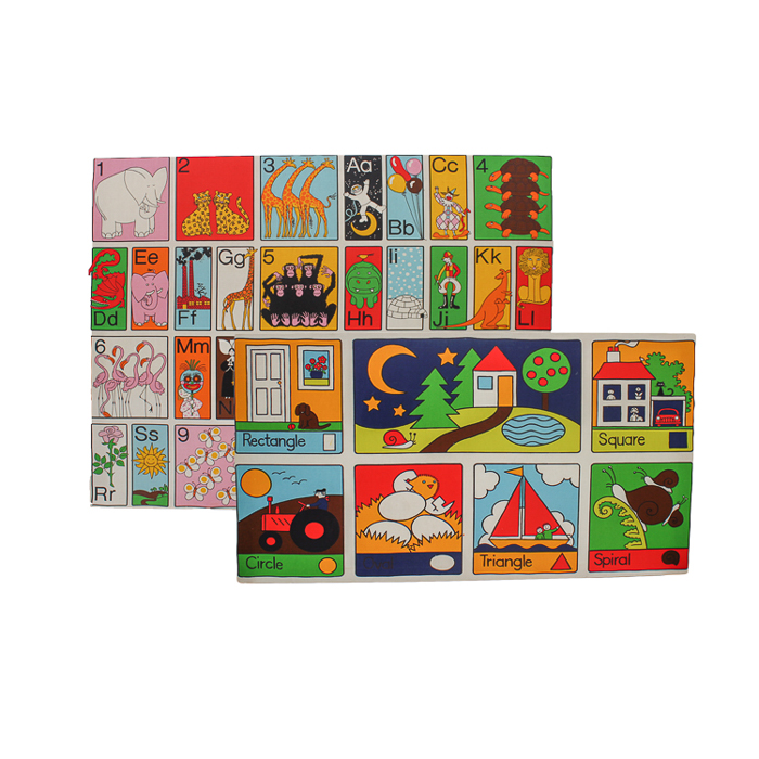 Pair of Vintage Children's Canvases