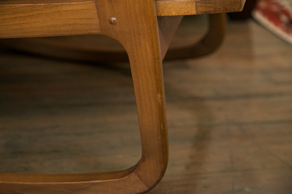 Mid Century Modern Teak Rocking Chair