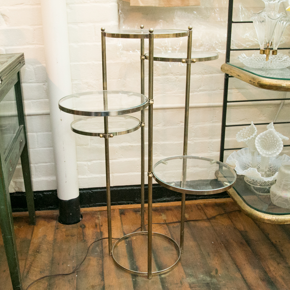 Vintage Tiered Display Table